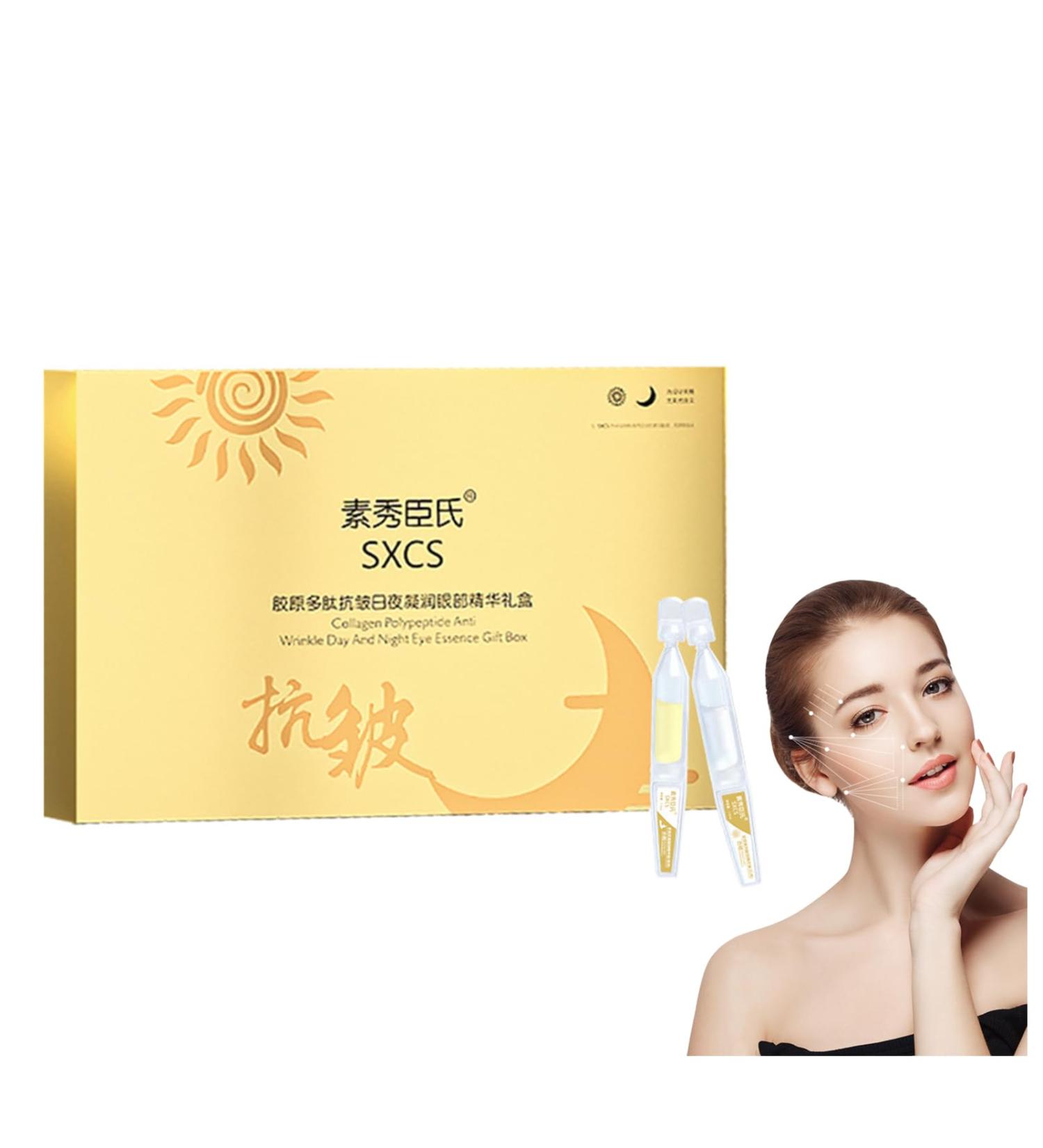 Longevity Factor Age-Less Anti-Wrinkle Contour Essence Longevity Factor Essence Double Collagen Serum Age-Less Collagen Serum (1 Box) - Buy Online on GoSupps.com