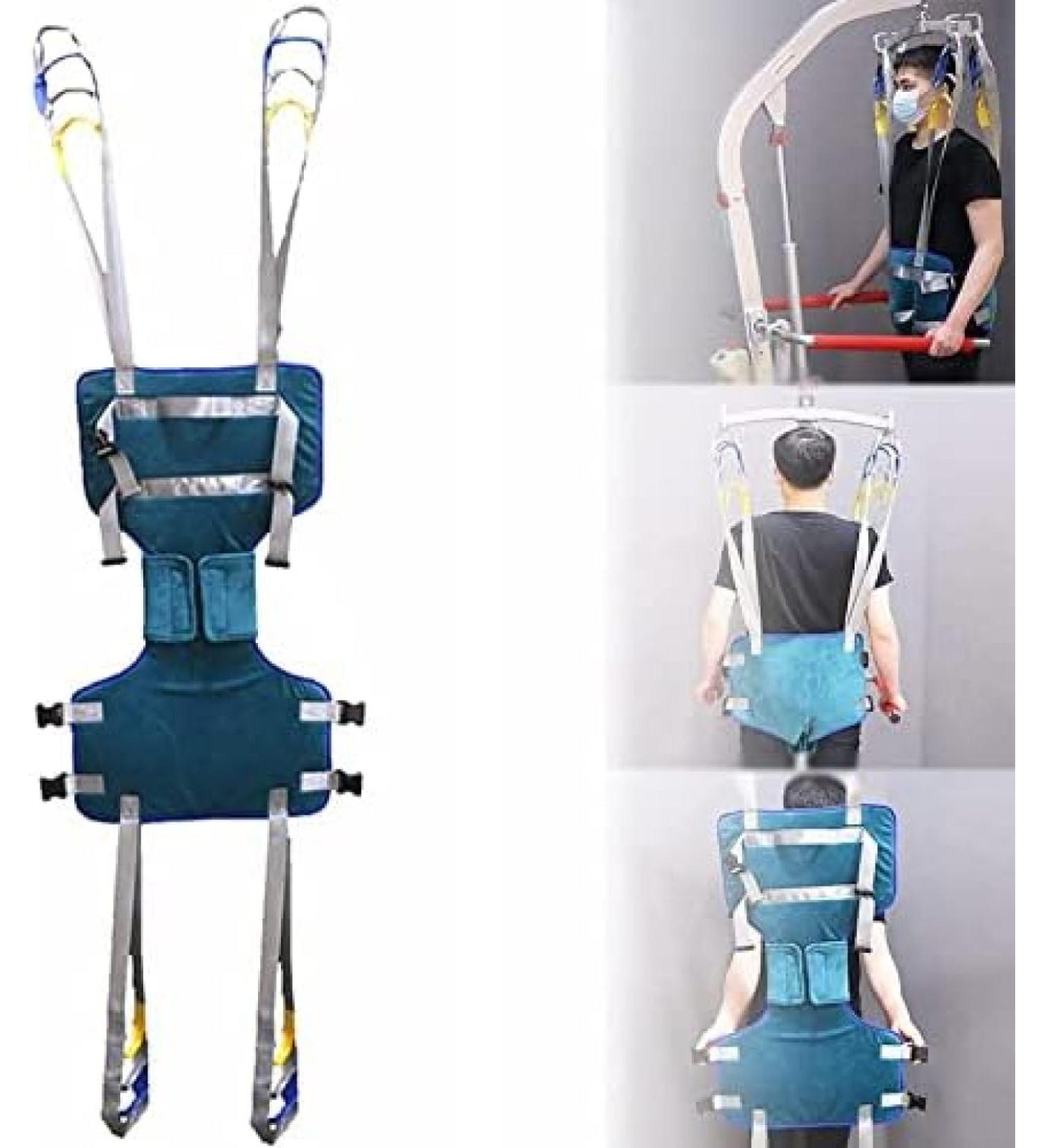 Patient Hoist Lift Toileting Sling Premium Padded Sling Medical Lift Equipment Full Body Walking Standing Aids with Four Point Support for Leg Lumbar Relief Trainer M bonny369 - Buy Online on GoSupps.com