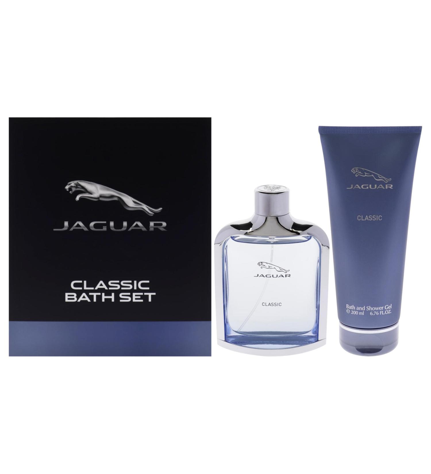 Jaguar Blue for Men - 2 Pc Gift Set 3.4oz EDT Spray 6.7oz Bath and Shower Gel - Buy Online on GoSupps.com