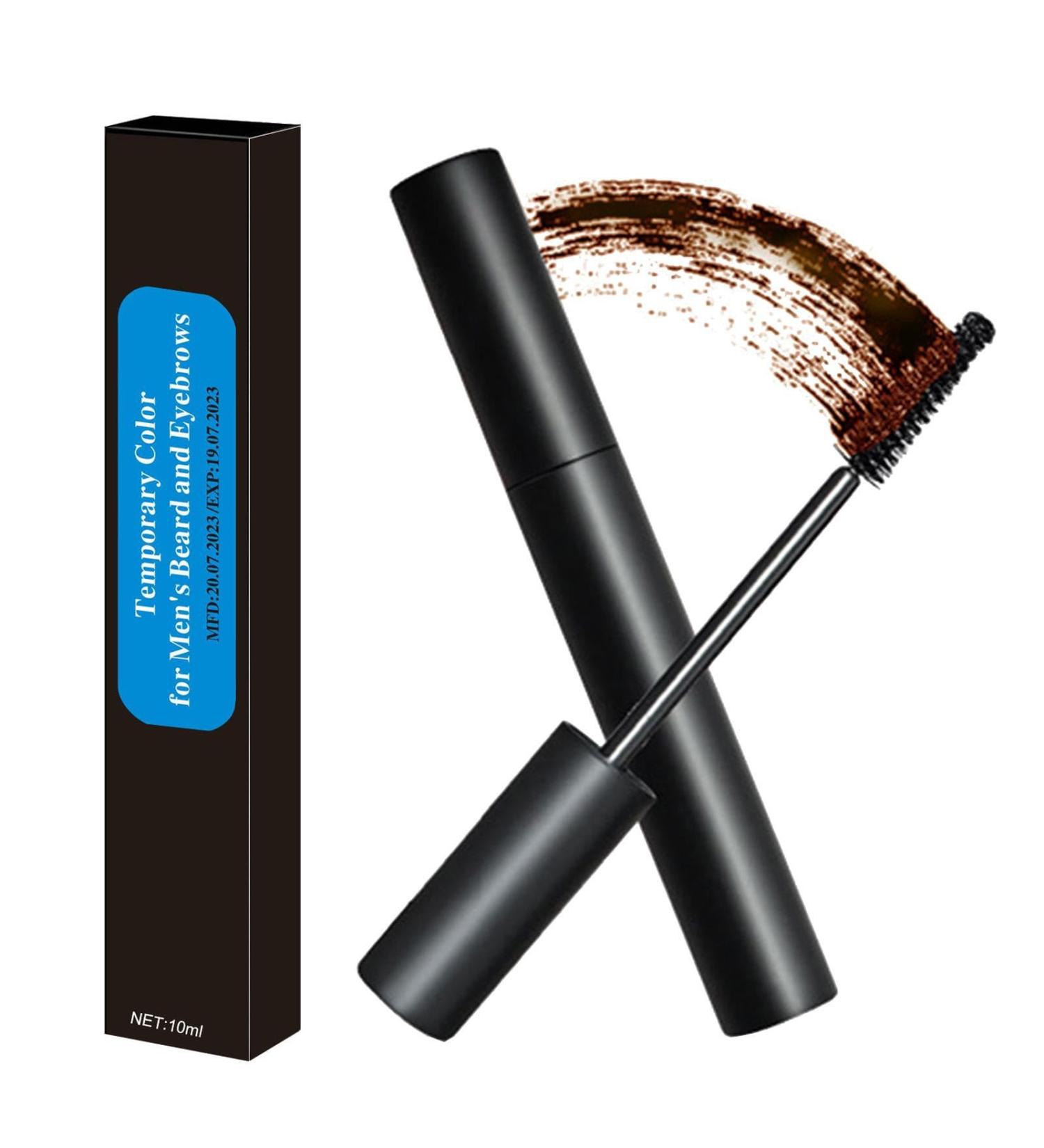Men's Eyebrow Cream - Waterproof & Durable 8.5g with Brush Easy Filling in Dark Brown - Buy Online on GoSupps.com