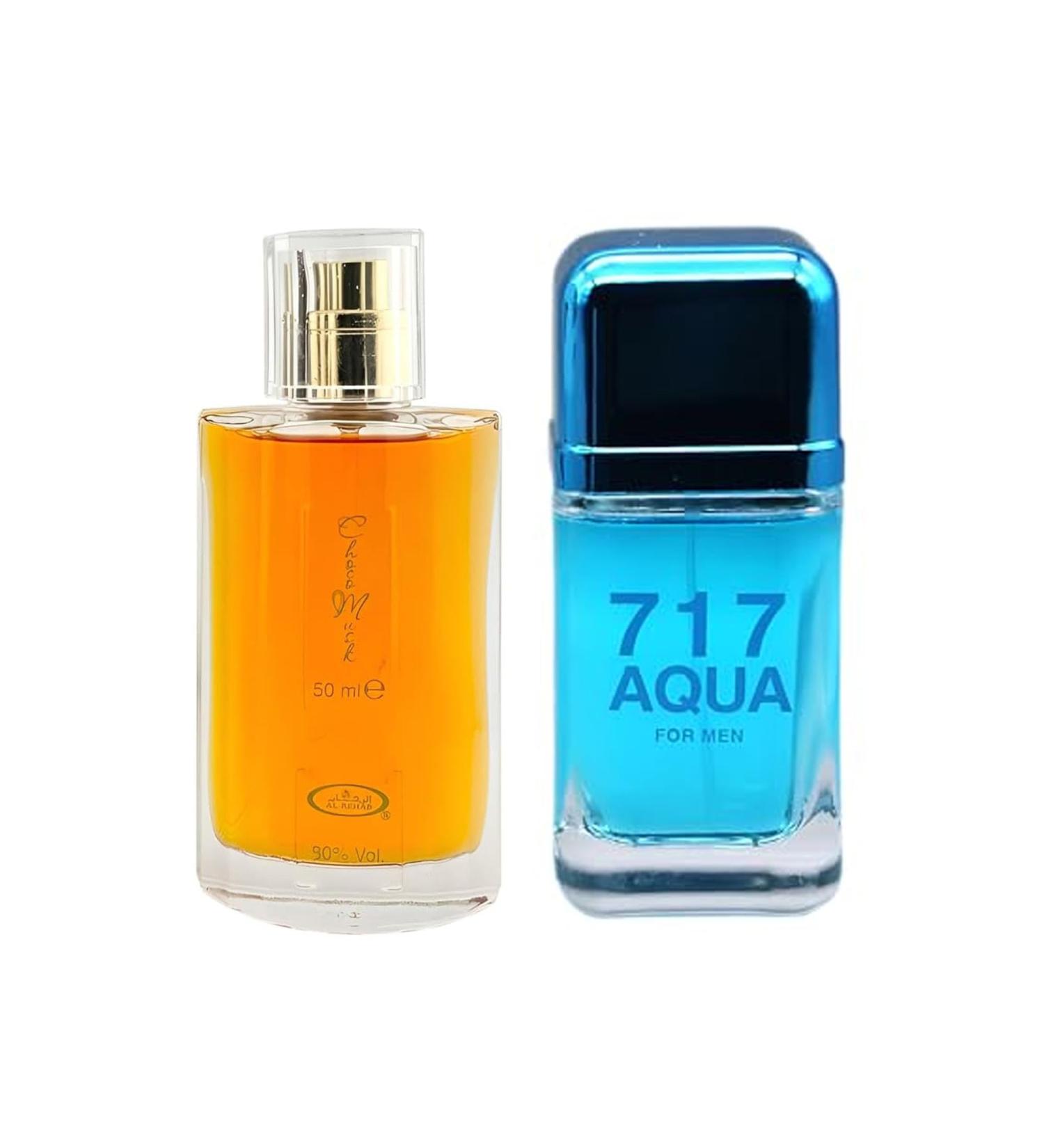 Choco Musk&717 Aqua Men s Cologne-Rich Chocolate & Musk Eau De Toilette Long-Lasting Scent Perfume for Men Elegant Bottle 3.4 Fl Oz Fragrance for Refined Occasions Choco Musk&717 Aqua 2.53 Fl Oz (Pack of 2) - Buy Online on GoSupps.com