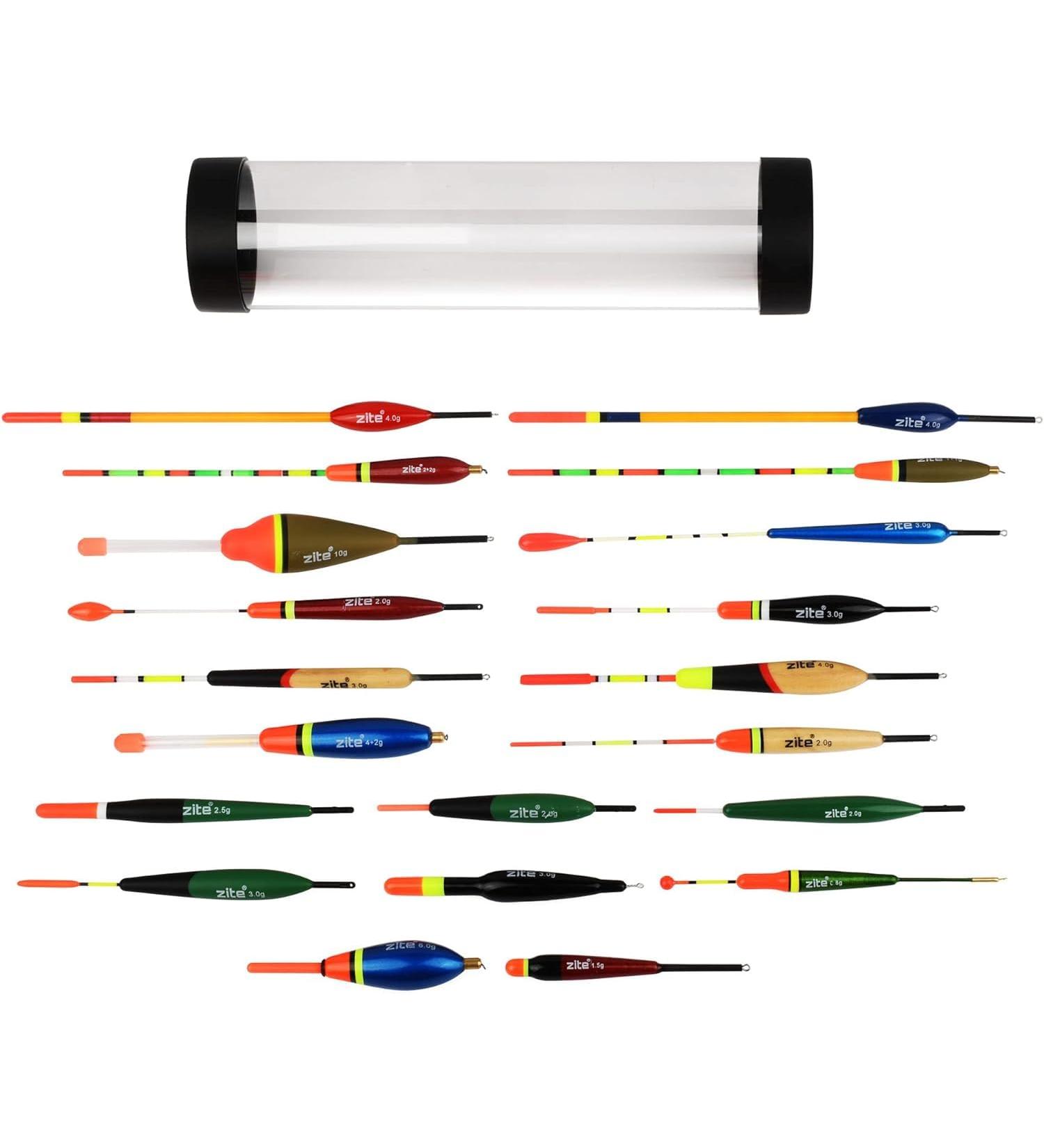 Zite Fishing Allround Float Set - 20 Glow Stick Floats & Waggler for Fishing - Durable Float Tube for International Shipping - Buy Online on GoSupps.com