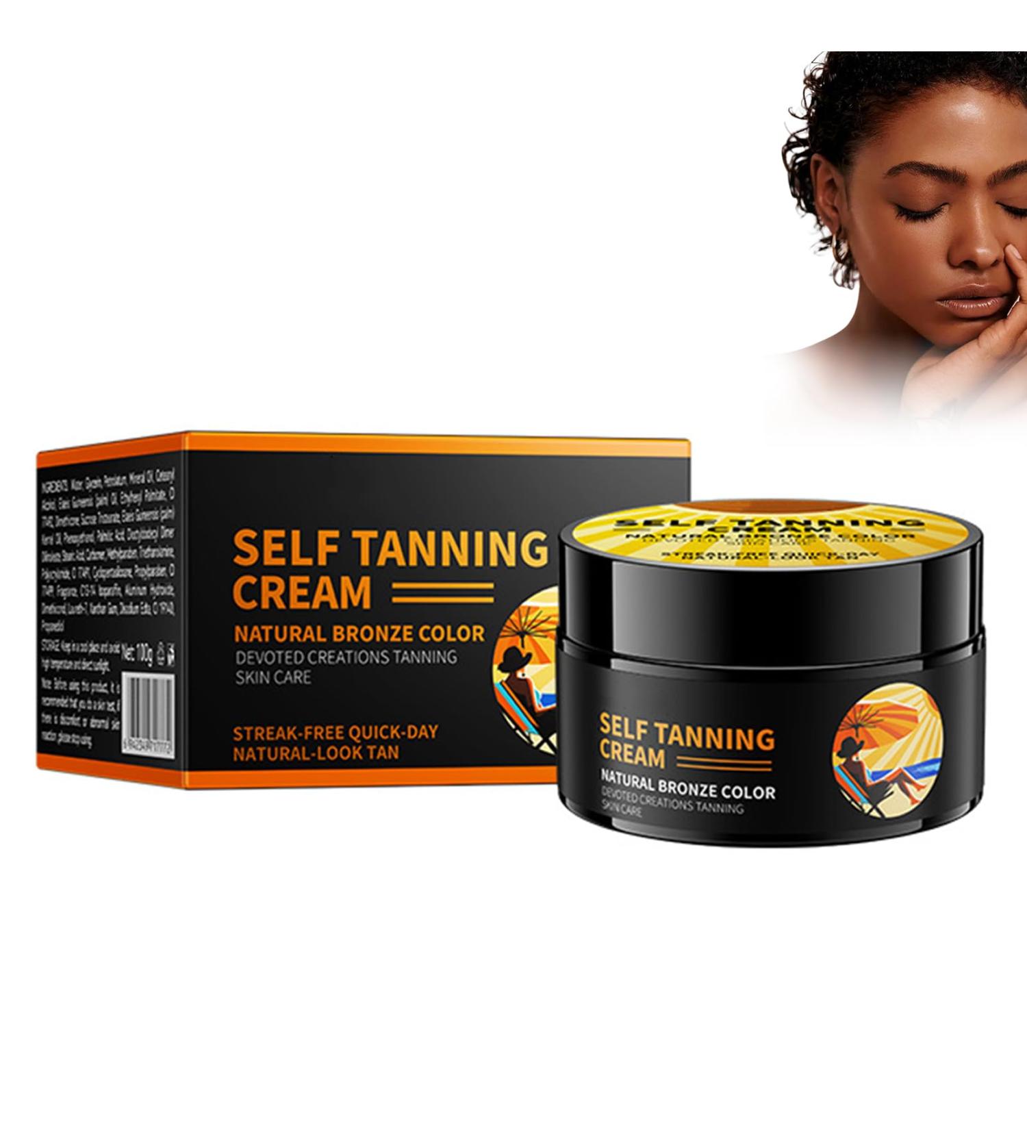Crsetmyth Selftanning facial cream 100 g selftanning liquid for face and body for a delicate and natural tan - Buy Online on GoSupps.com