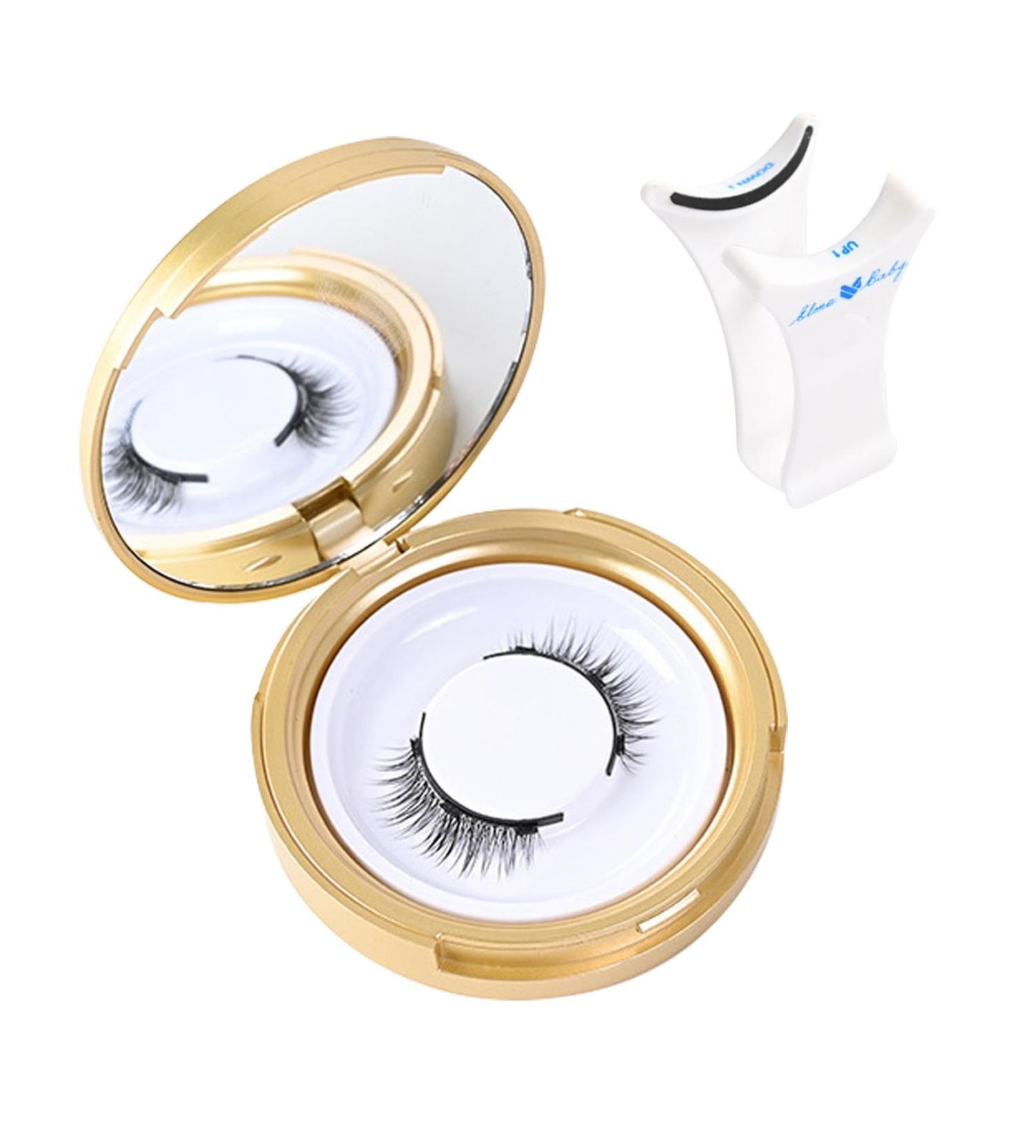 Magnetic Eyelashes False Eyelashes No Glue Needed Magnetic Lashes Natural Strip Eye Lashes 1 Pair Eye Magnetic Fake Eyelashes Fake Lashes With Applicator For Beginners - Buy Online on GoSupps.com