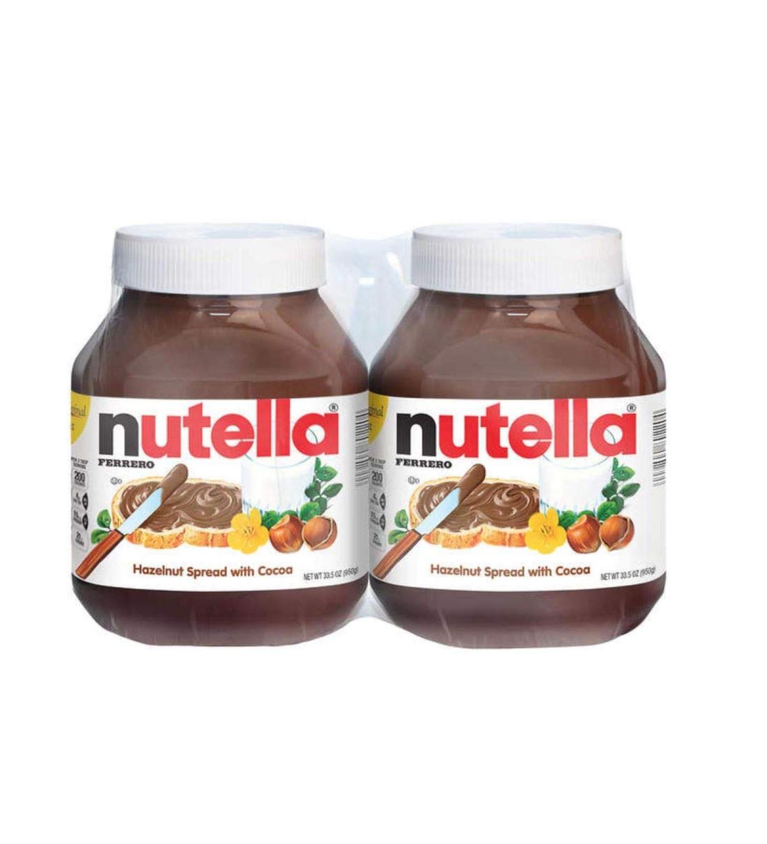 Nutella Hazelnut Spread Twin Pack - 26.5 oz (2 Pack) | 1.65 lb - Buy Online on GoSupps.com