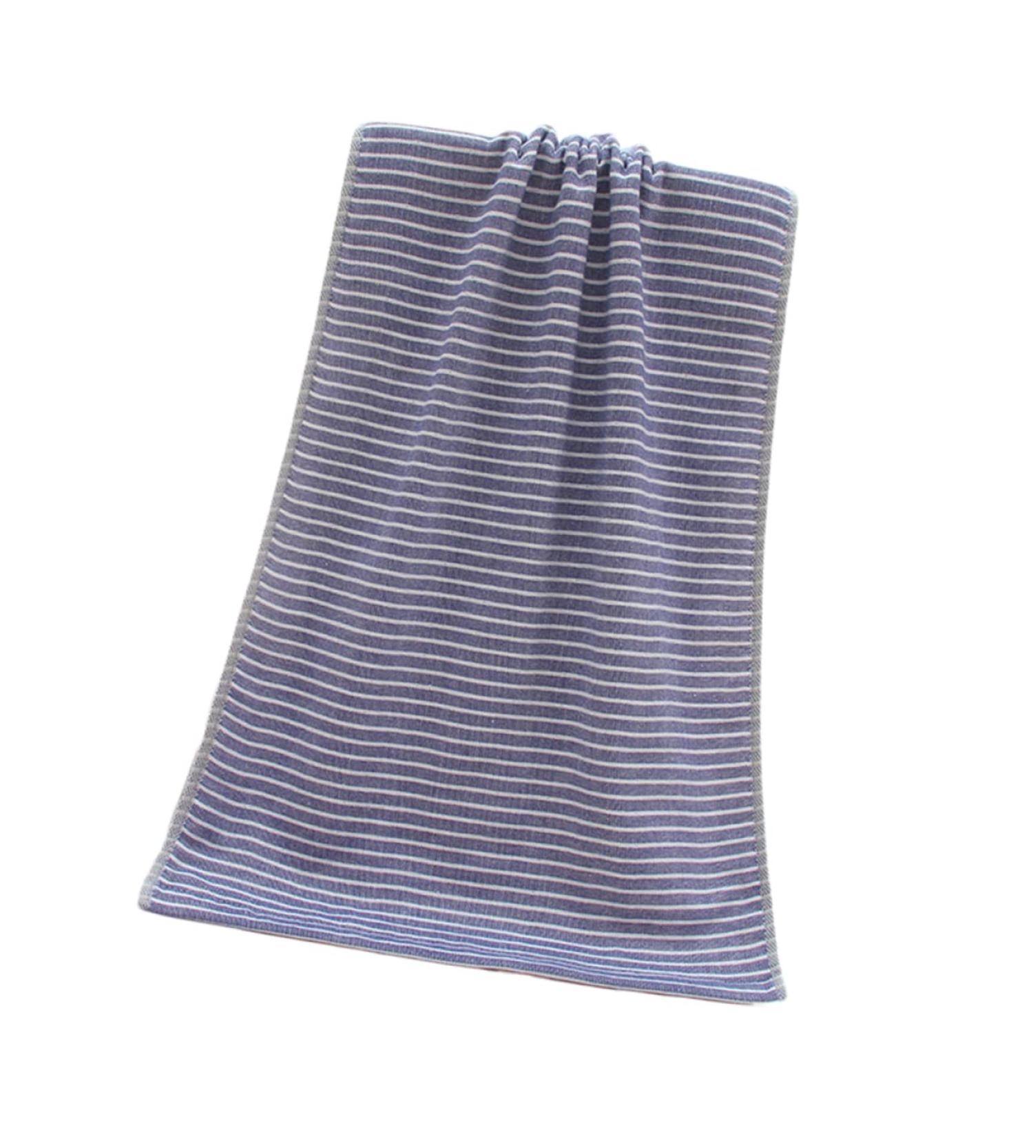 Hemoton Quick Drying Cotton Towel Set - Blue 76x34cm | Face & Spa Washcloths - Buy Online on GoSupps.com