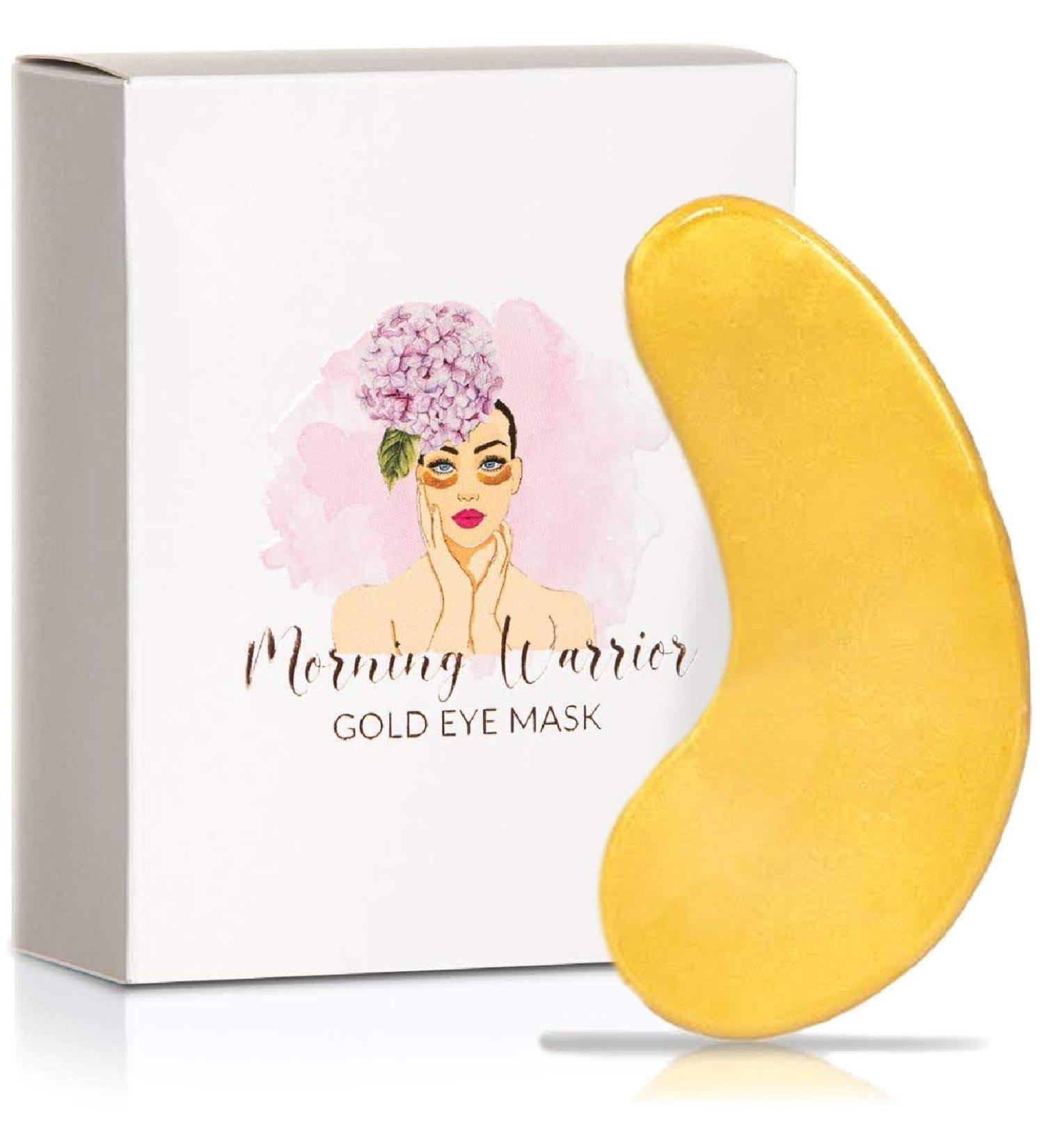 Clay & Stones Gold Collagen Under Eye Mask - 14 Pairs | Reduce Wrinkles, Puffiness & Dark Circles | Anti-Aging Hydrogel Patches | Cruelty-Free - Buy Online on GoSupps.com