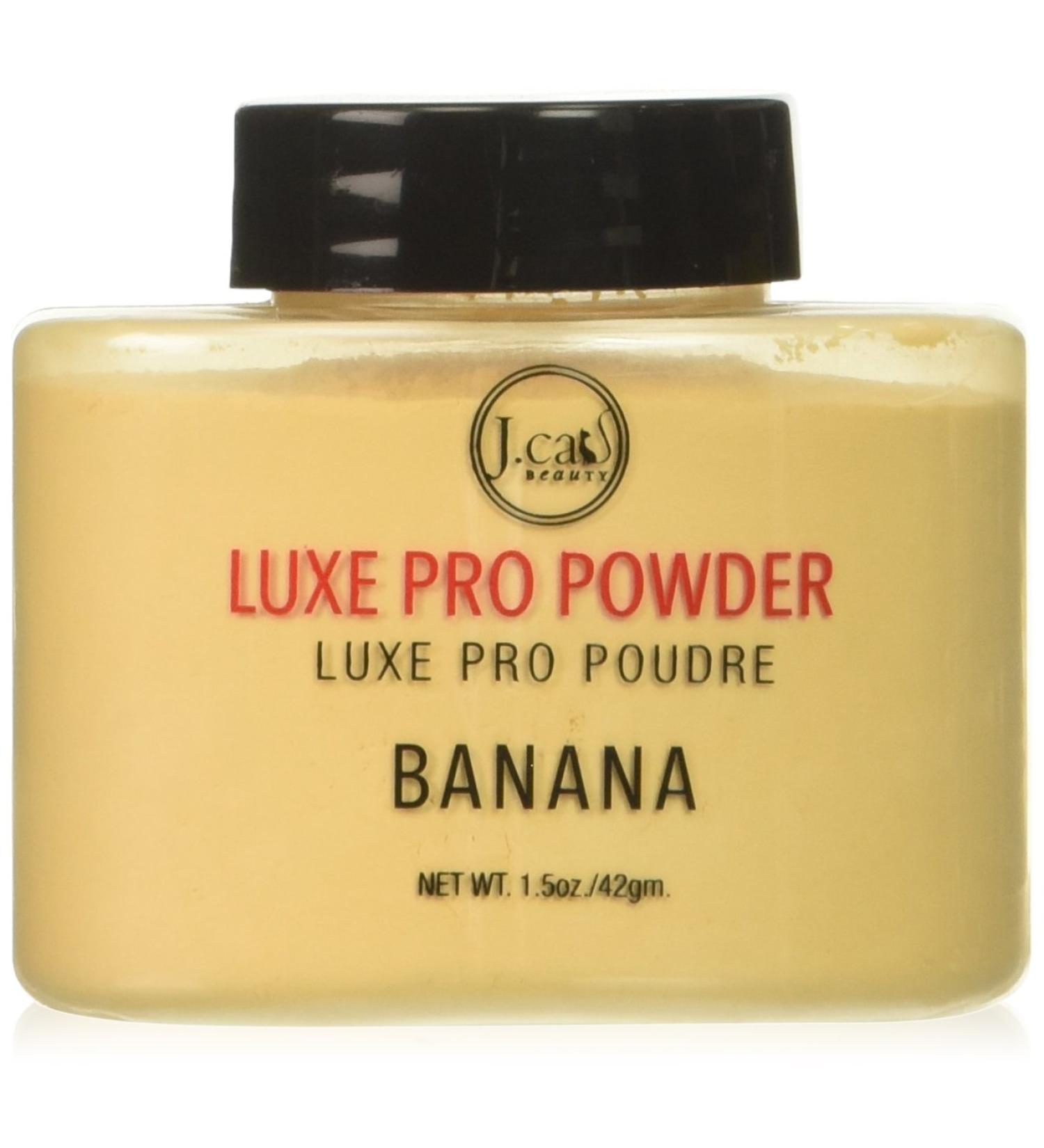 J.Cat Beauty Luxe Pro Powder  LPP101 Banana 1.5 oz (42 g)