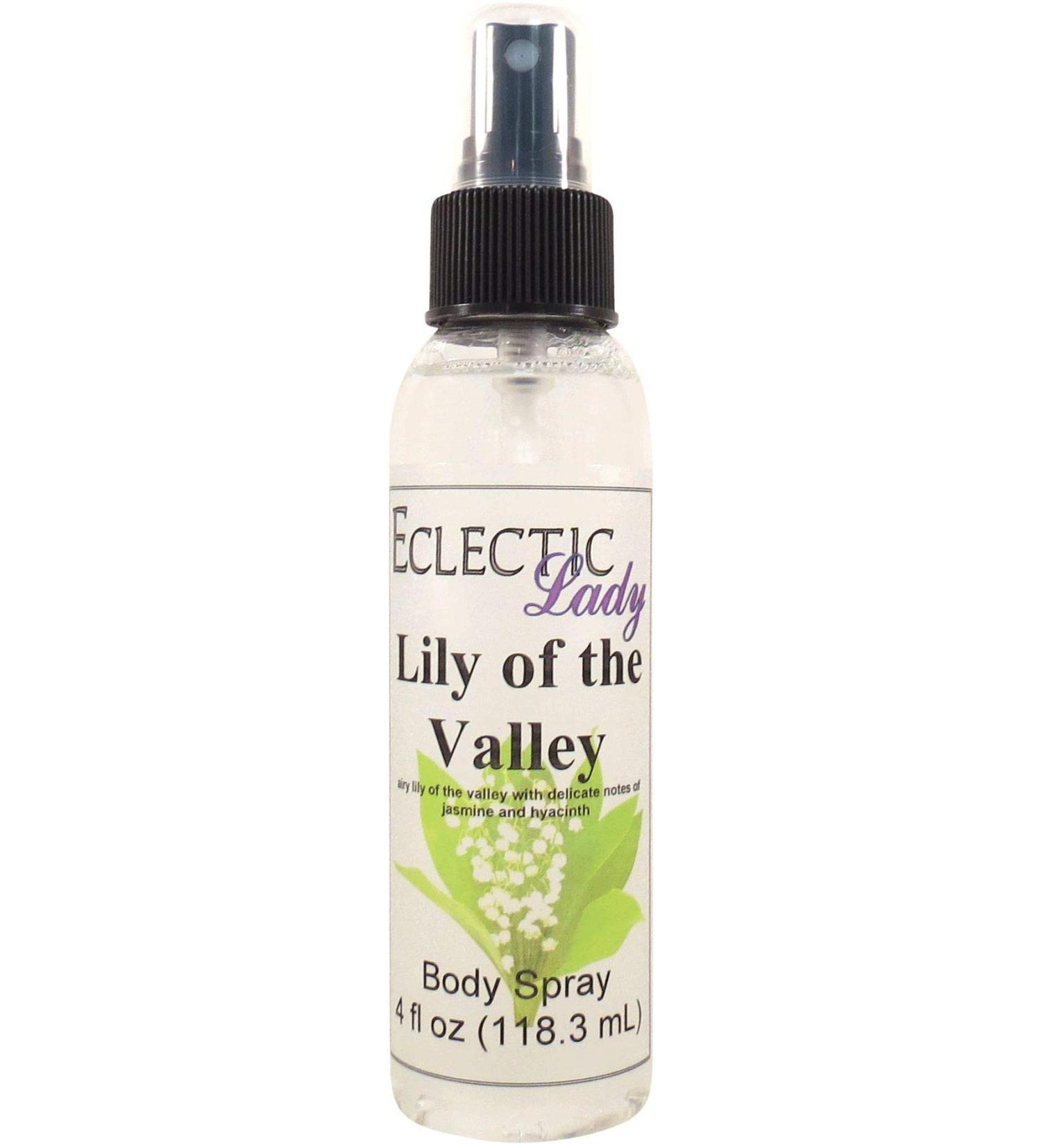 Lily Of The Valley Body Spray 4 ounces Body Mist for Women with Clean Light & Gentle Fragrance Long Lasting Perfume with Comforting Scent for Men & Women Cologne with Soft Subtle Aroma For Daily 4 Fl Oz (Pack of 1) - Buy Online on GoSupps.com