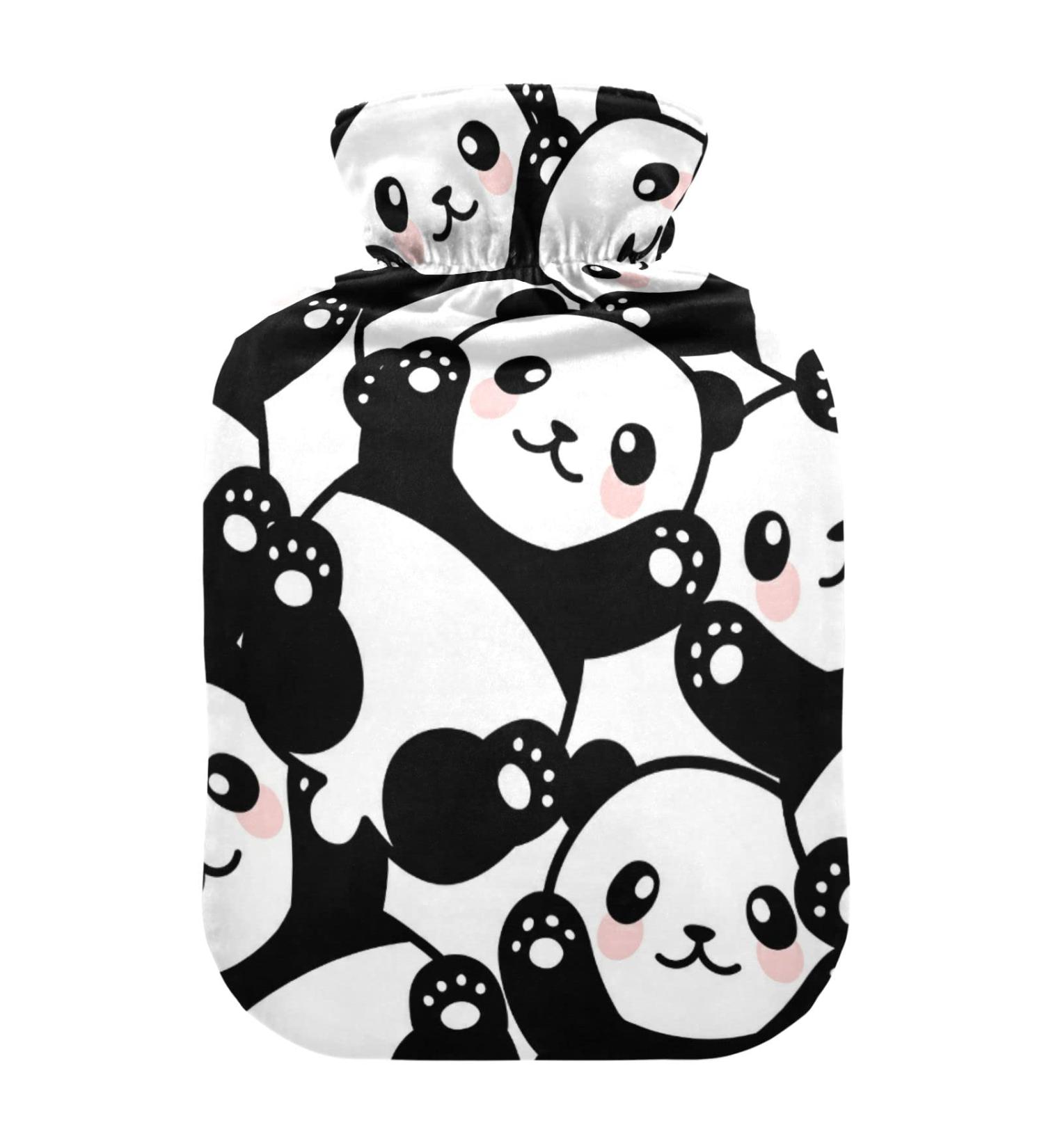 Buy Cute Panda Hot Water Bottle | 2L Pain Relief Bag for Menstrual Cramps - International Shipping Available - Buy Online on GoSupps.com