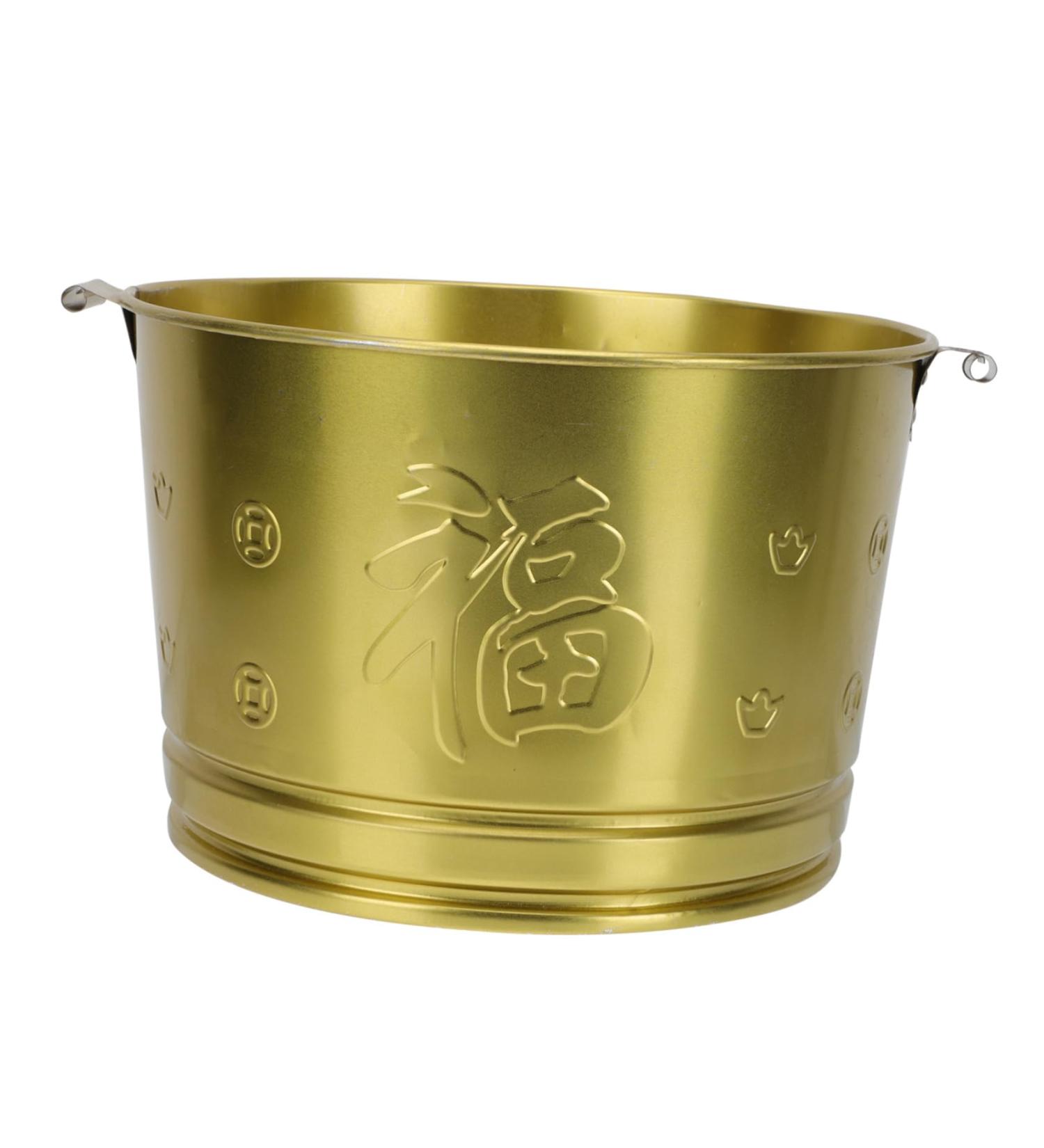 BESPORTBLE 1pc Burn Use Incinerator Sacrificial Traditional Burning Chinese Stainless Bucket Paper Golden - Buy Online on GoSupps.com