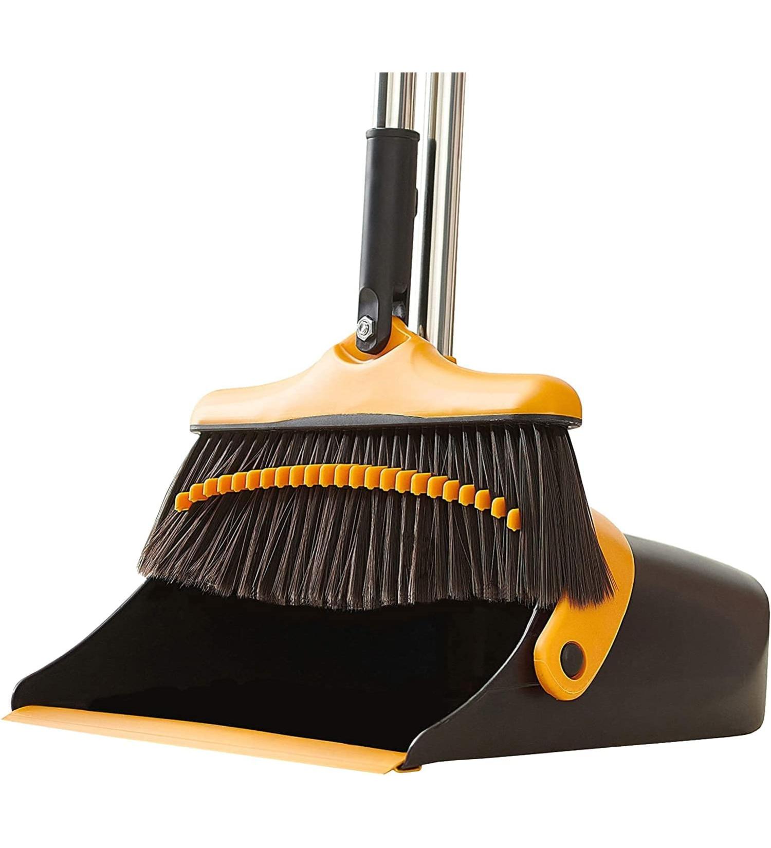 Long Handle Broom and Dustpan Set - Kitchen and Lobby Combo for Floor Cleaning - Buy Online on GoSupps.com