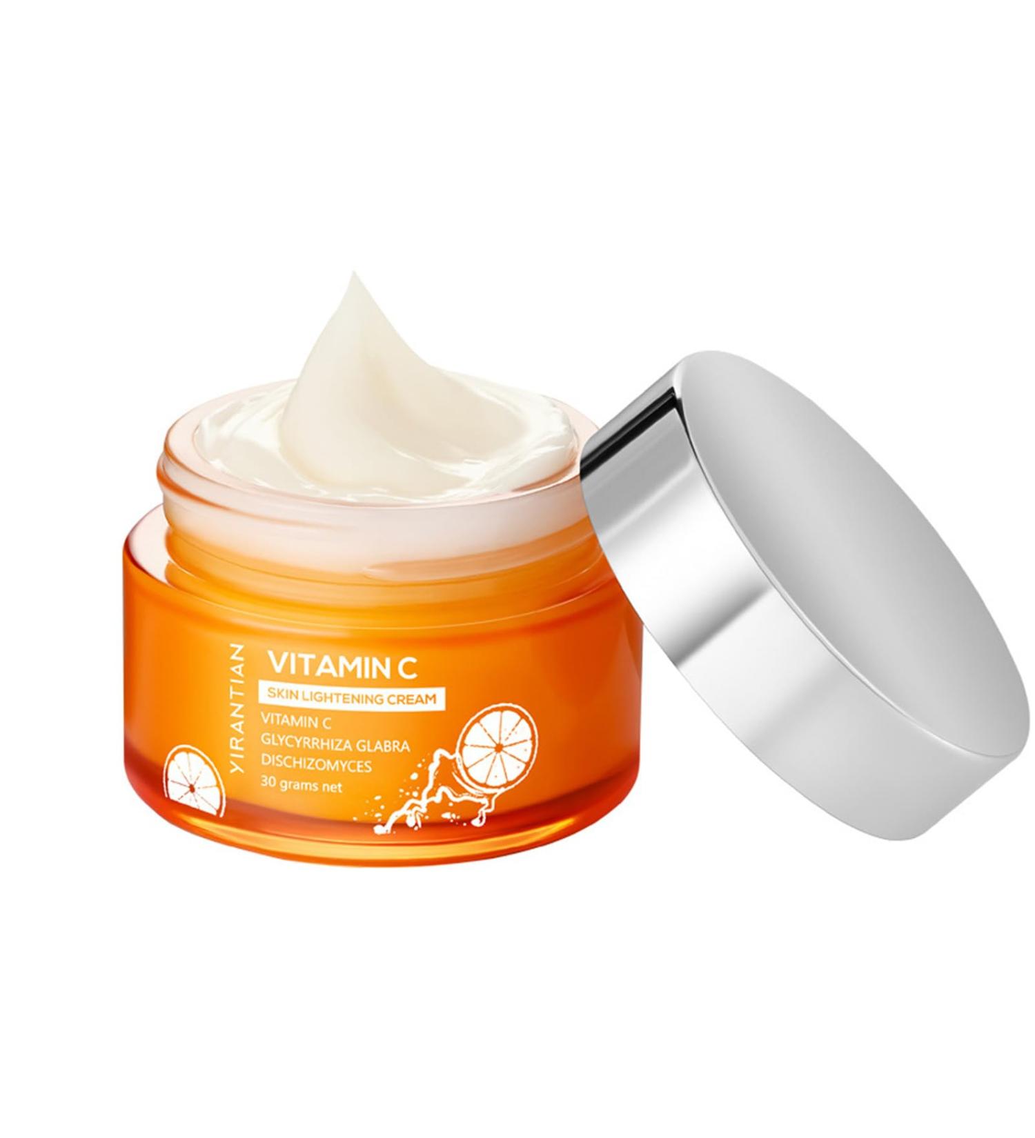 Vitamin C Skin Lightening Cream Vitamin C Face Cream Pigments Dark Spots Removal Hydrating Nourishing Vitamin C Face Moisturiser 30g - Buy Online on GoSupps.com