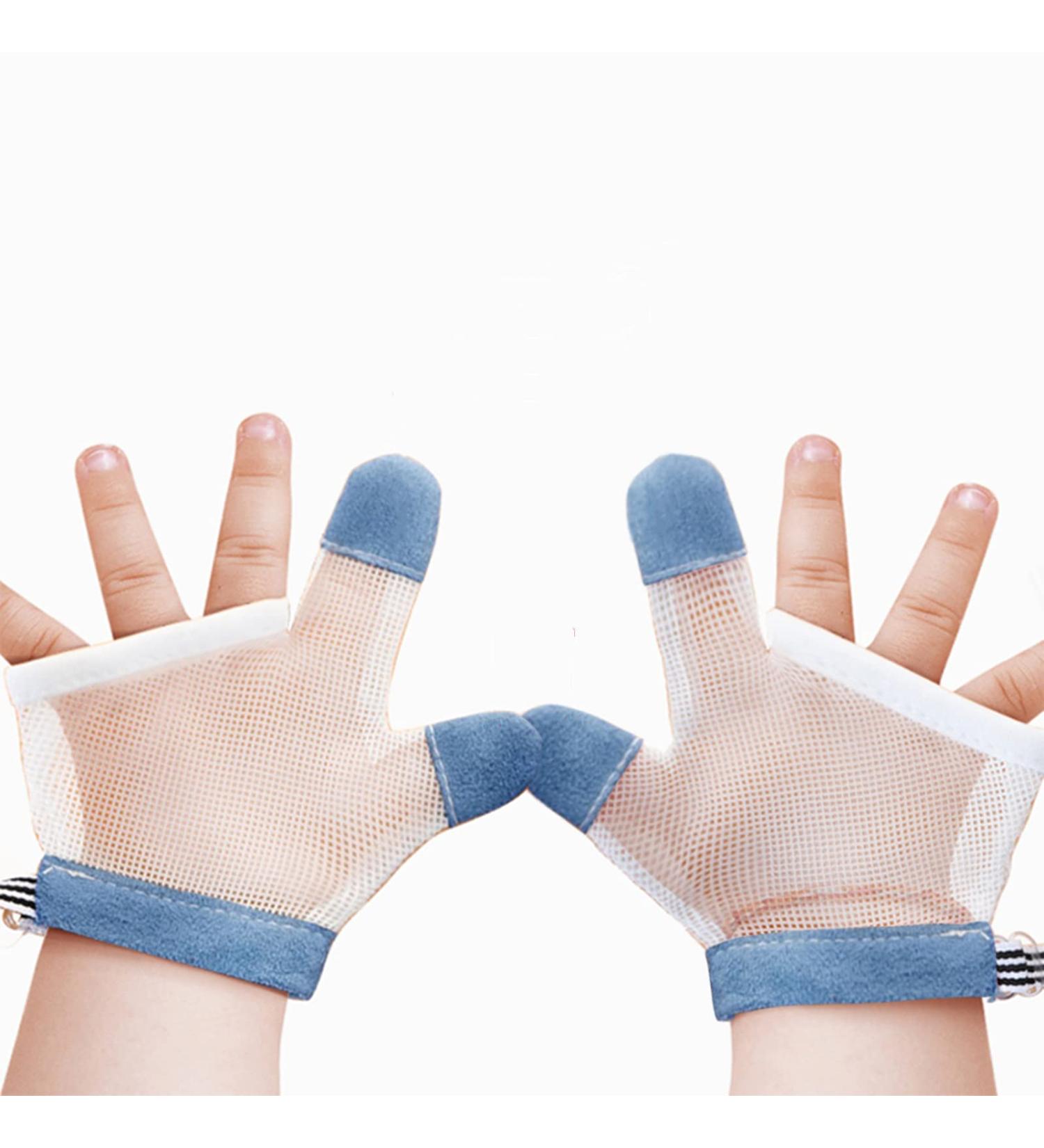 Breathable Soft Thumb Sucking Stop Guard for Babies - Blue M - Buy Online on GoSupps.com