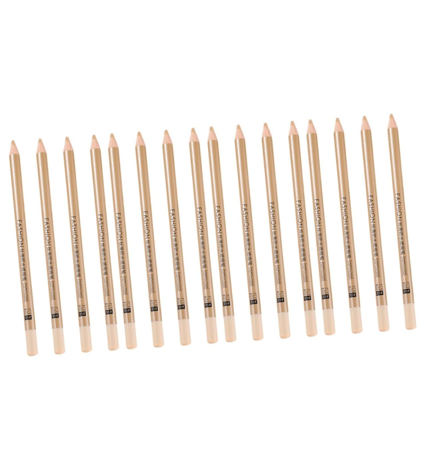 Healeved 16 Pcs Concealer Pen Concealer for Marks Makeup Concealer Women Makeup Supplies Wooden White - Buy Online on GoSupps.com