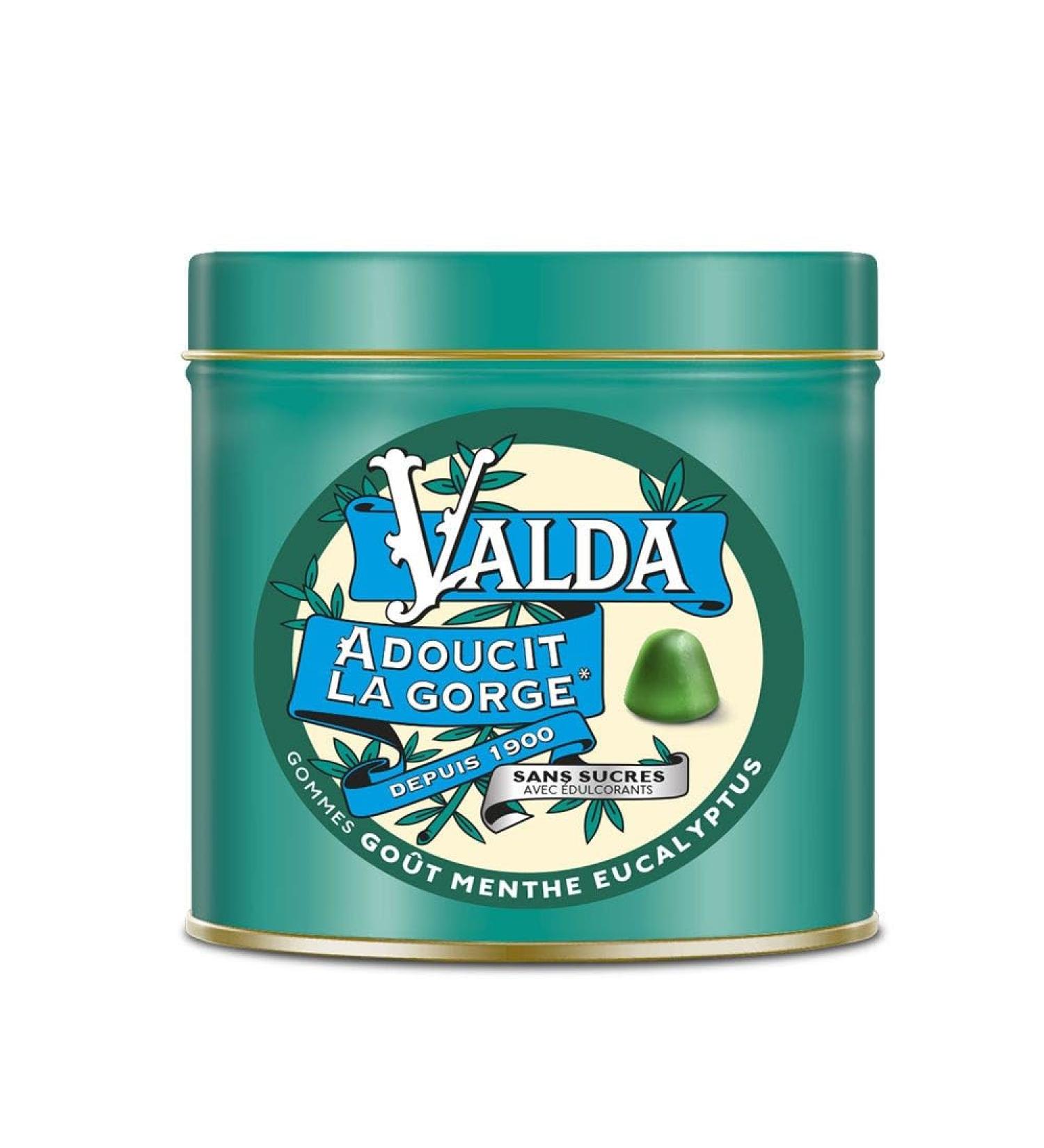 Valda Sugar-free Gums - Mint Eucalyptus Flavor - Softens Throat * - 140 g