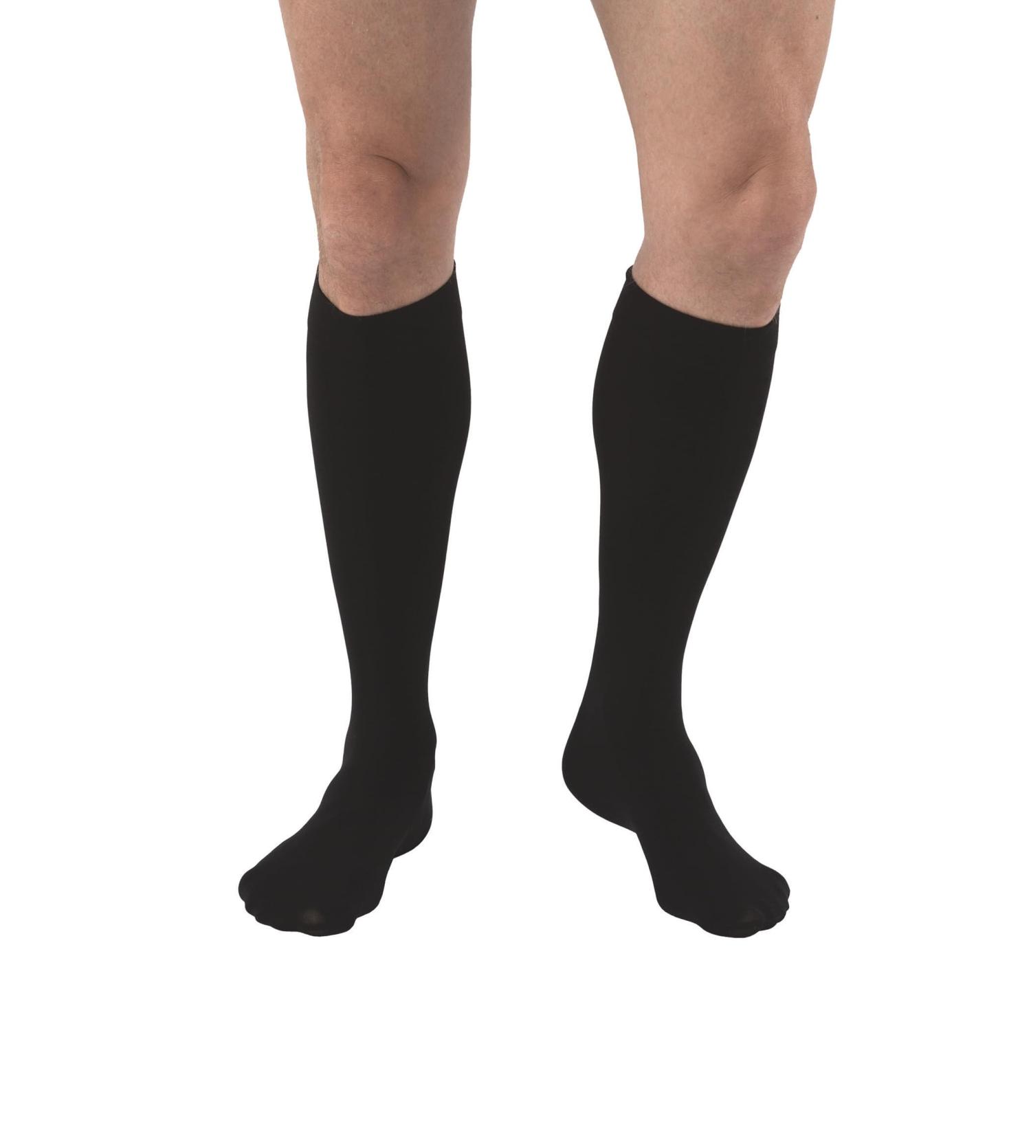 JOBST Relief Knee High Compression Socks 30-40 mmHg | Comfortable Unisex Closed Toe Design | Black - Petite Large Full Calf - International Shipping Available - Buy Online on GoSupps.com