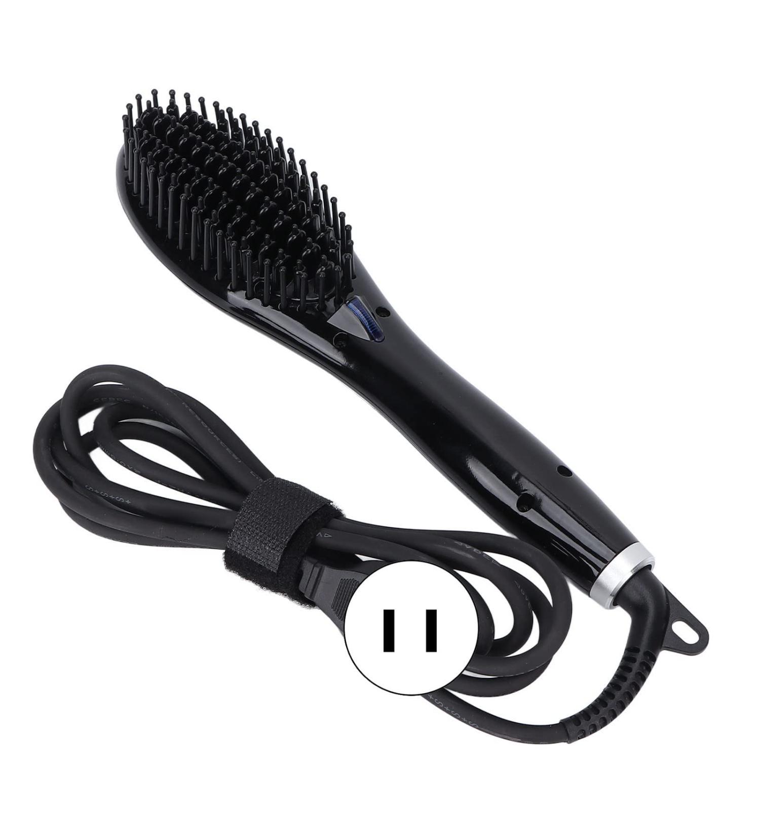 Buy Portable Hair Straightening Comb - Frizz Smoothing Negative Ion Brush for Women | US Plug | International Shipping - Buy Online on GoSupps.com