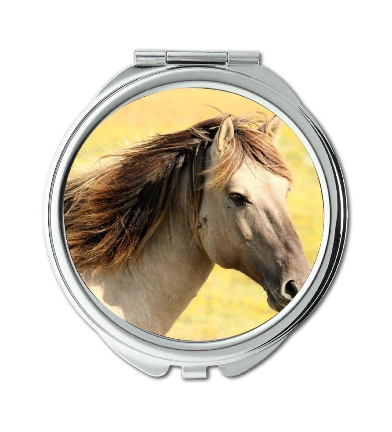 YENDOSTEEN Mirror makeup mirror animal horse mammal pocket mirror portable mirror - Buy Online on GoSupps.com