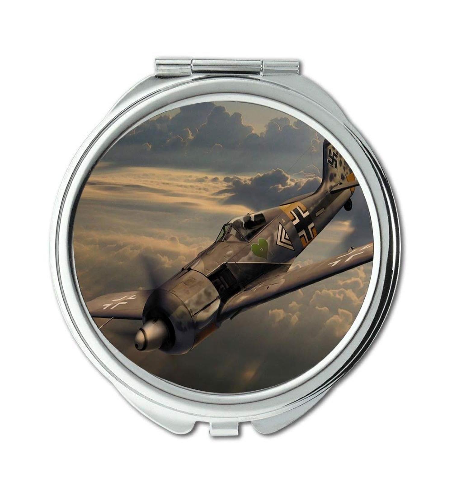 World war aircraft Mirror Travel Mirror gripen e fighter pocket mirror portable mirror - Buy Online on GoSupps.com