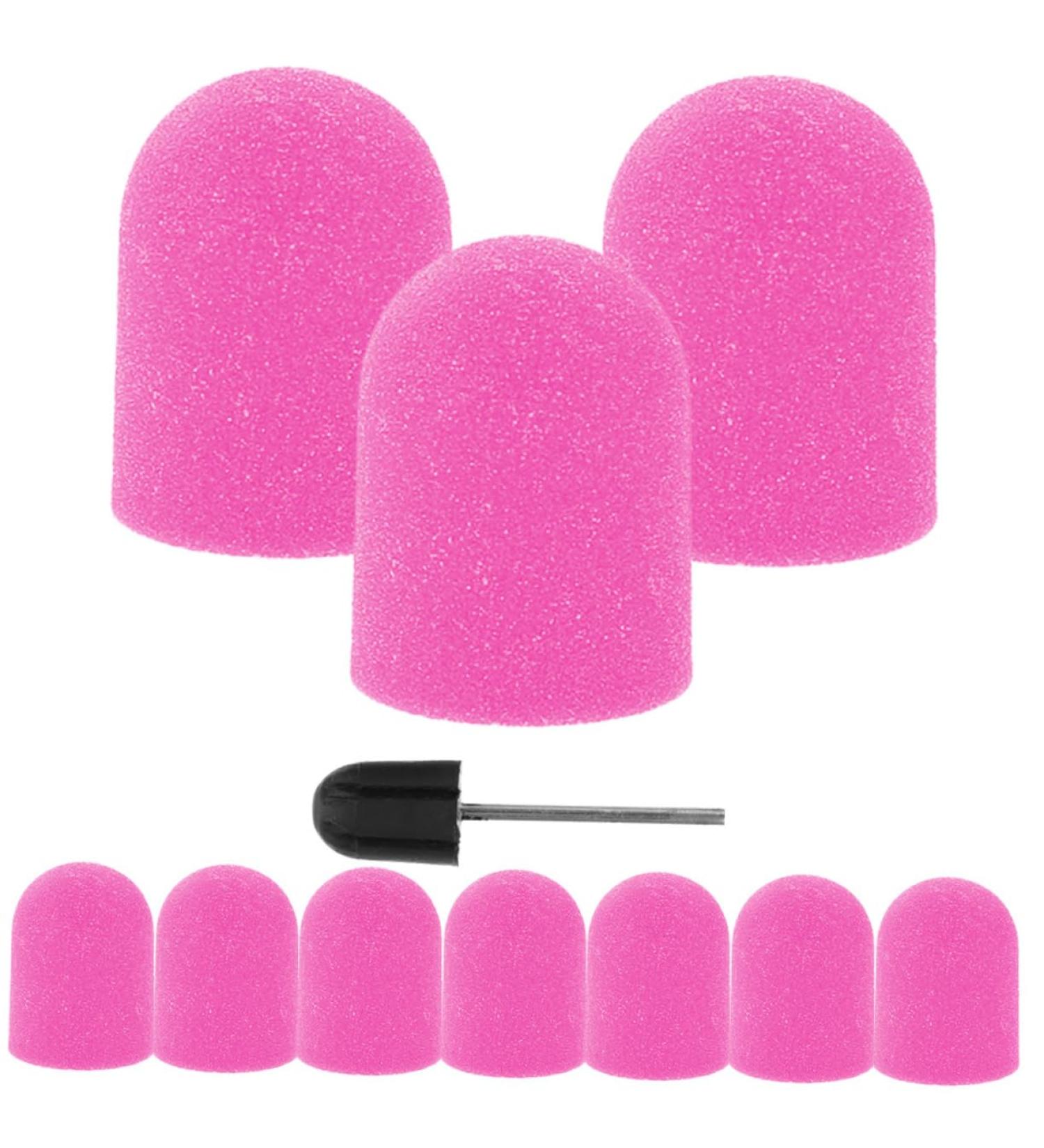 Ipetboom 1 Set Nail Sand Cap Tool Nail Polish Drills Drill Bits Nail Art Polishing Caps Nail Drill Bit Cuticle Drill Bit Nail Grinding Head Nail Sanding Cap Pedicure Polisher Purple Plastic 2.00X1.50X1.50CM Purple - Buy Online on GoSupps.com