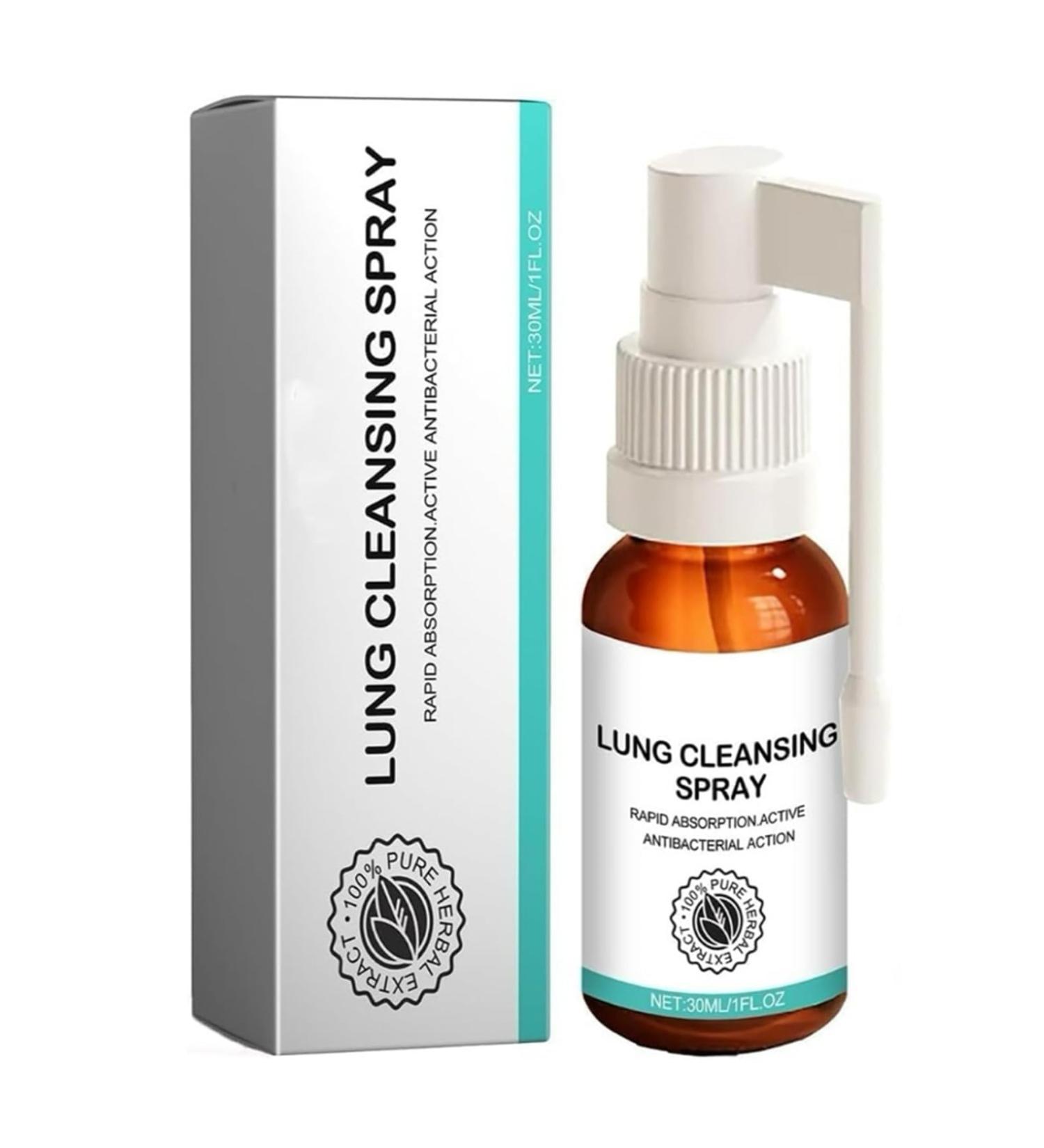 Spray Nettoyant pour Les Poumons Herbal Spray Cleansing Lung 30 ml - Buy Online on GoSupps.com