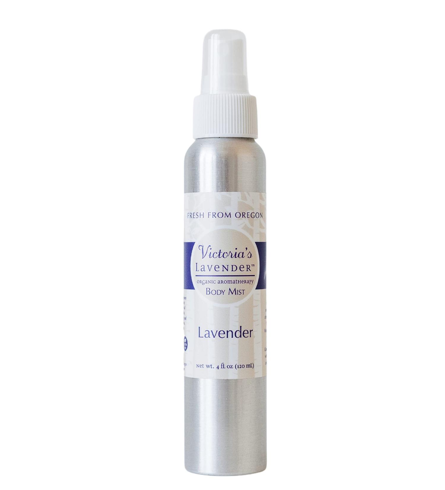 Victoria's Lavender Aromatherapy Body Mist Spray - Natural After Sun Aloe Vera Spray with Lavender Oil - Hydrating & Soothing - 4 oz - Buy Online on GoSupps.com