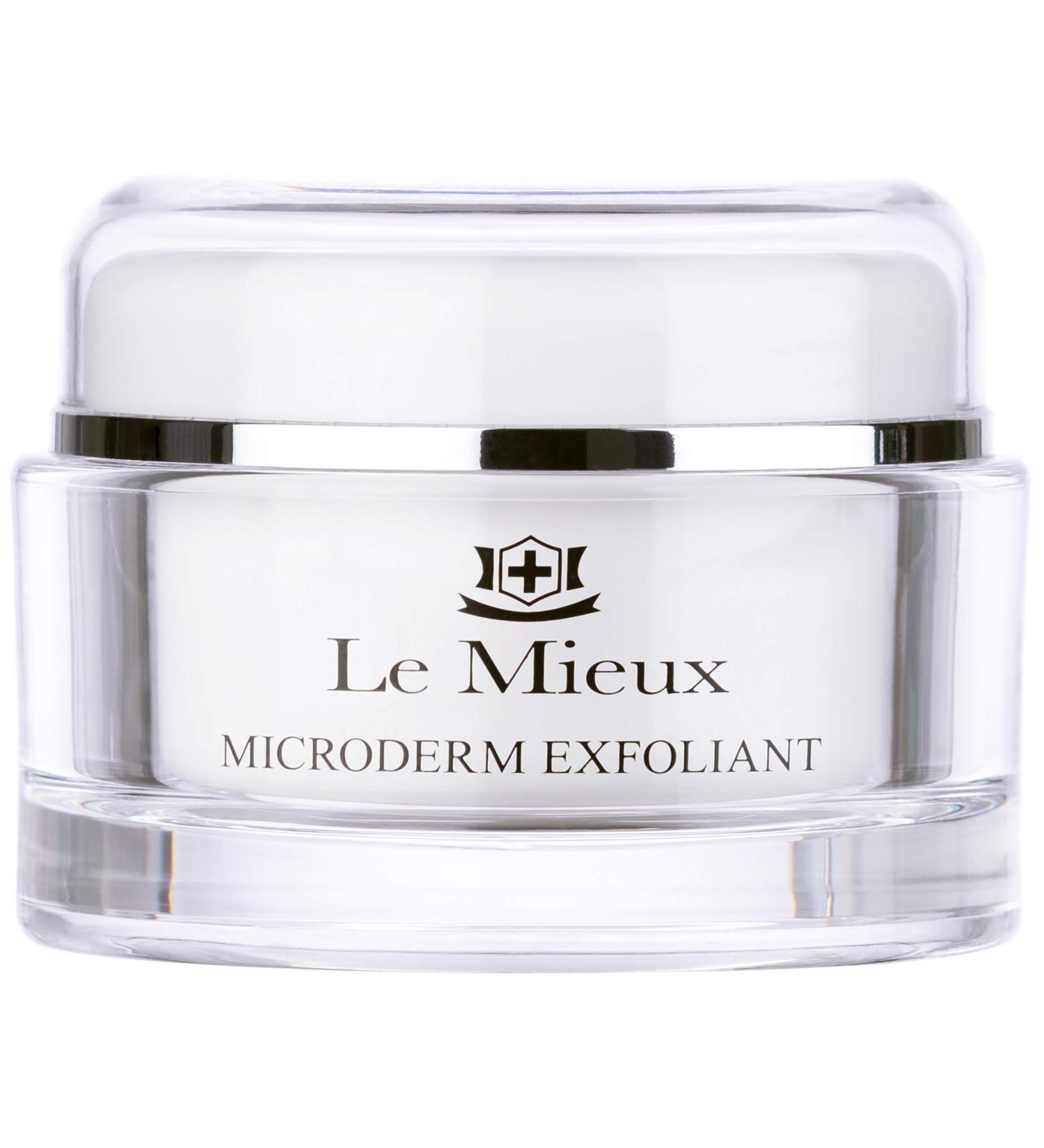 Le Mieux Microderm Exfoliant - Radiance Boosting Exfoliating Scrub for Face & Neck | Paraben & Sulfate Free | Perfect for Congested Pores & Uneven Skin Tone (1.75 oz - Buy Online on GoSupps.com