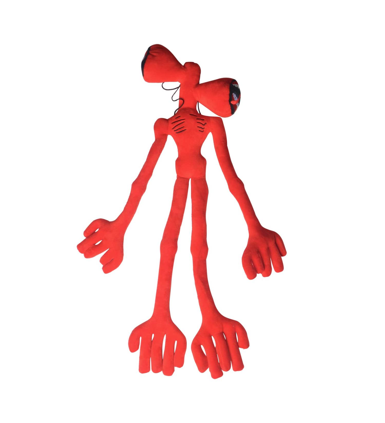 Lixiaoyan Double Head Plush Toy - 21.65-inch Bendable Siren Head Doll | Cartoon Whistle Toy for Kids & Adults - Perfect Birthday Gift (Red) - Buy Online on GoSupps.com