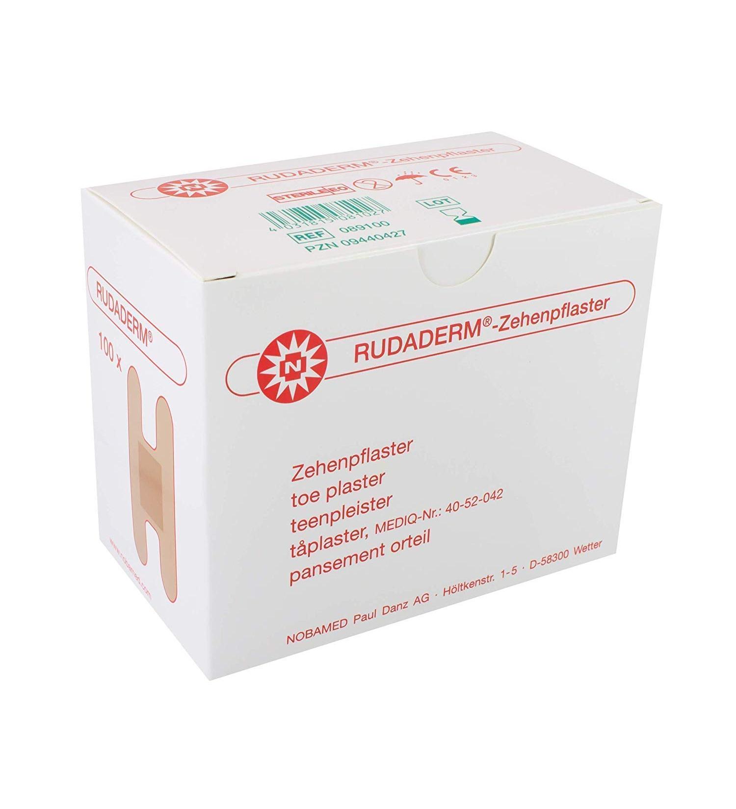 Rudaderm Toe Plaster - 100 Pieces | Effective Pain Relief & Fast Healing for Blisters & Calluses - International Shipping Available - Buy Online on GoSupps.com