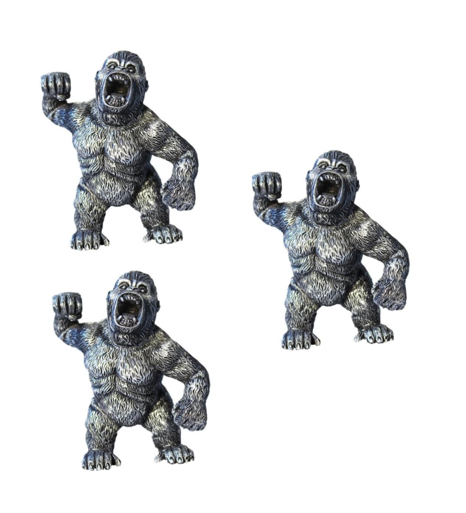 Ciieeo 3 Pcs Gorilla Resin Crafts Home Decor Carinify Toy Cupcake Toppers Animal Car Vehicle-mounted Gorilla Decor Delicate Tea Pet Decor Gorilla Tea Pet Crafts Can Raise Tea Random Colorx3pcs 10.5x9cm x3pcs - Buy Online on GoSupps.com