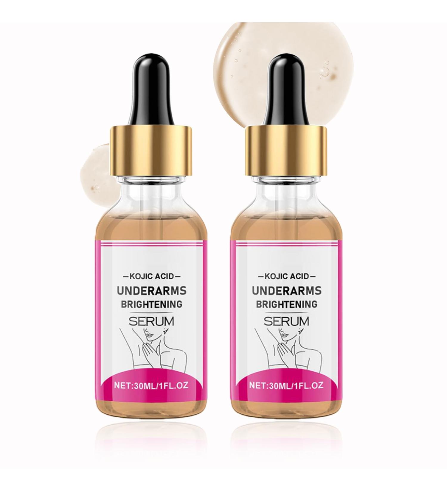 Kojic Underarms Brightening Serum Kojic Whitening Brightening Moisturizing And Revitalizing Skin Mild Ingredients Lightening Serum for intimate parts armpits and intimate parts 30ml (2pc) - Buy Online on GoSupps.com