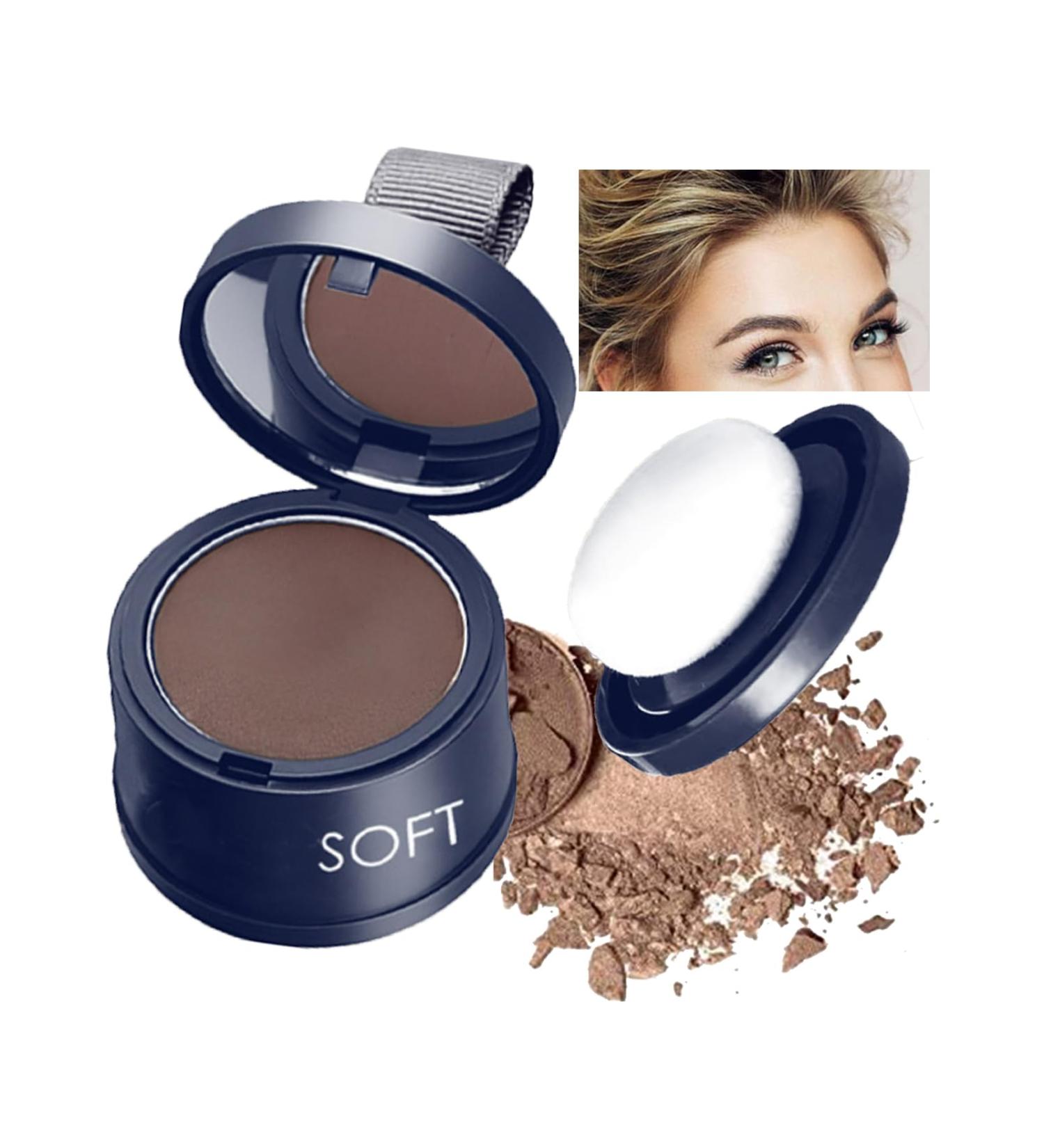 Instantly Hairline Shadow Dark Brown Hairline Powder Root Touch Up Hair Powder Quick Cover Grey Hair Root Concealer Eyebrows & Beard Line Waterproof&Sweatproof Hair Touch-Up for Women and Men - Buy Online on GoSupps.com