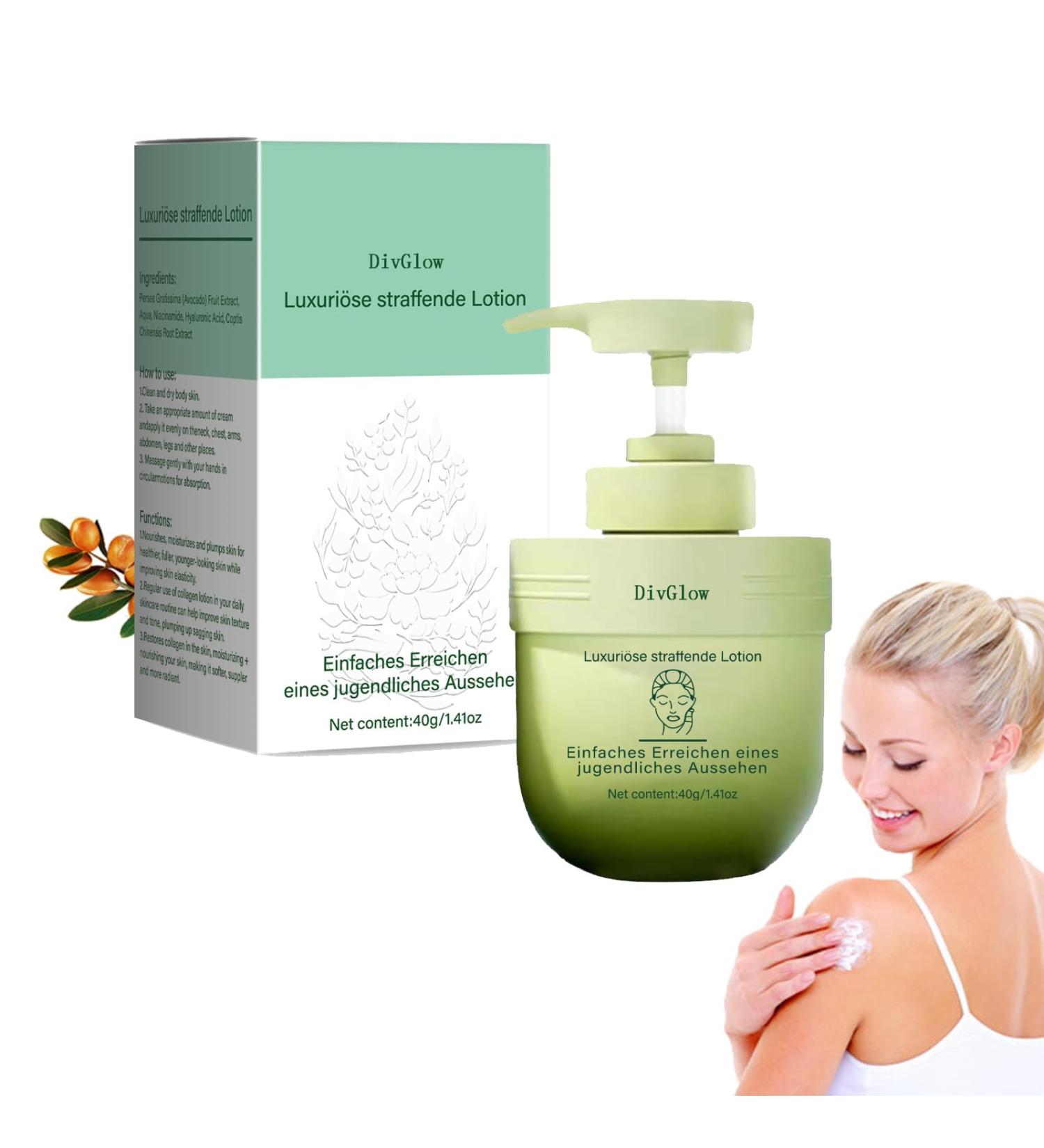 Divglow Luxurious Collagen Firming Cream Collagen Body Skin Firming Lotion Collagen Firming Foam For All Skin (1PC) - Buy Online on GoSupps.com