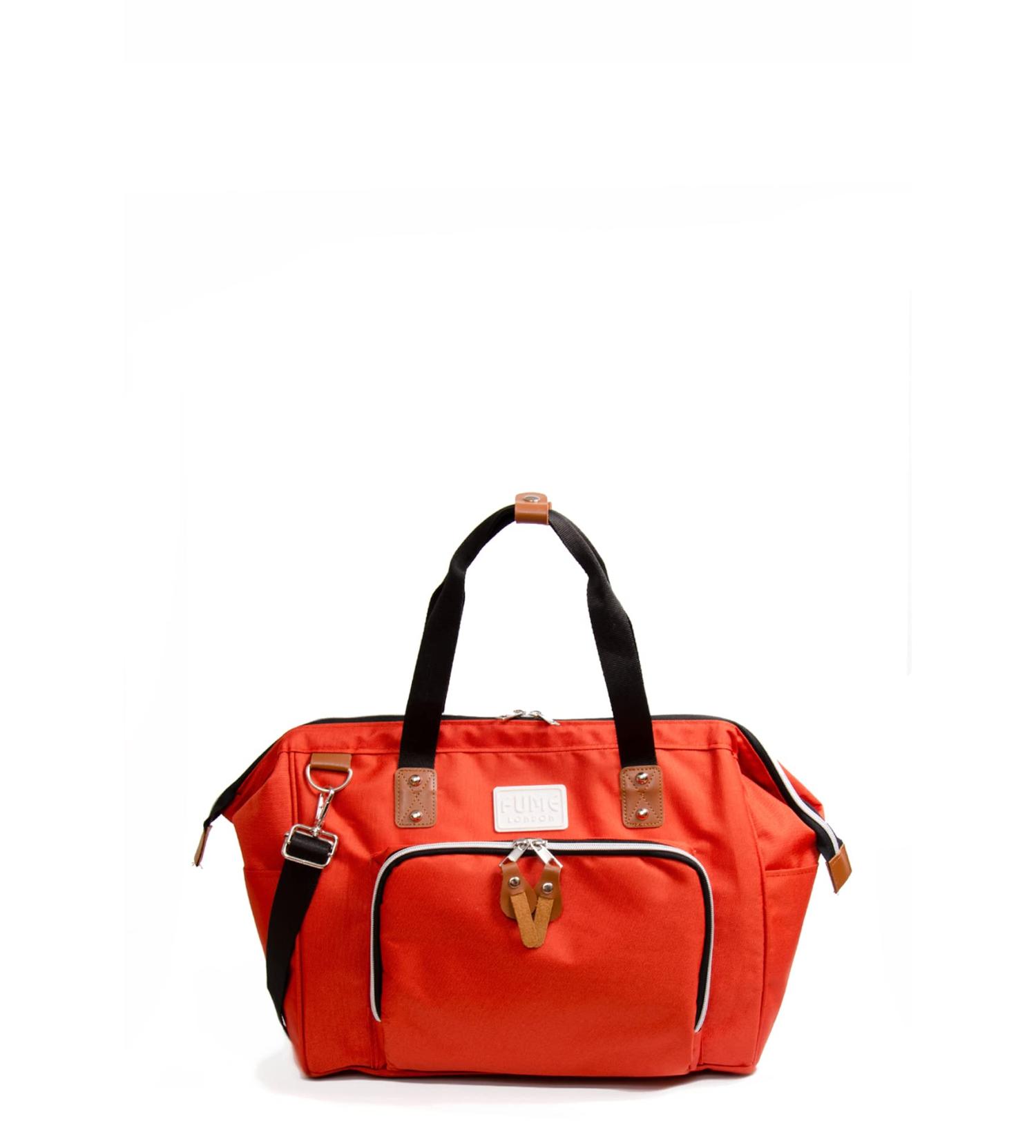 Fume London Baby Bag | Stylish Multifuntional Diaper Bag for Moms & Dads | Cognac | Shop Now! - Buy Online on GoSupps.com