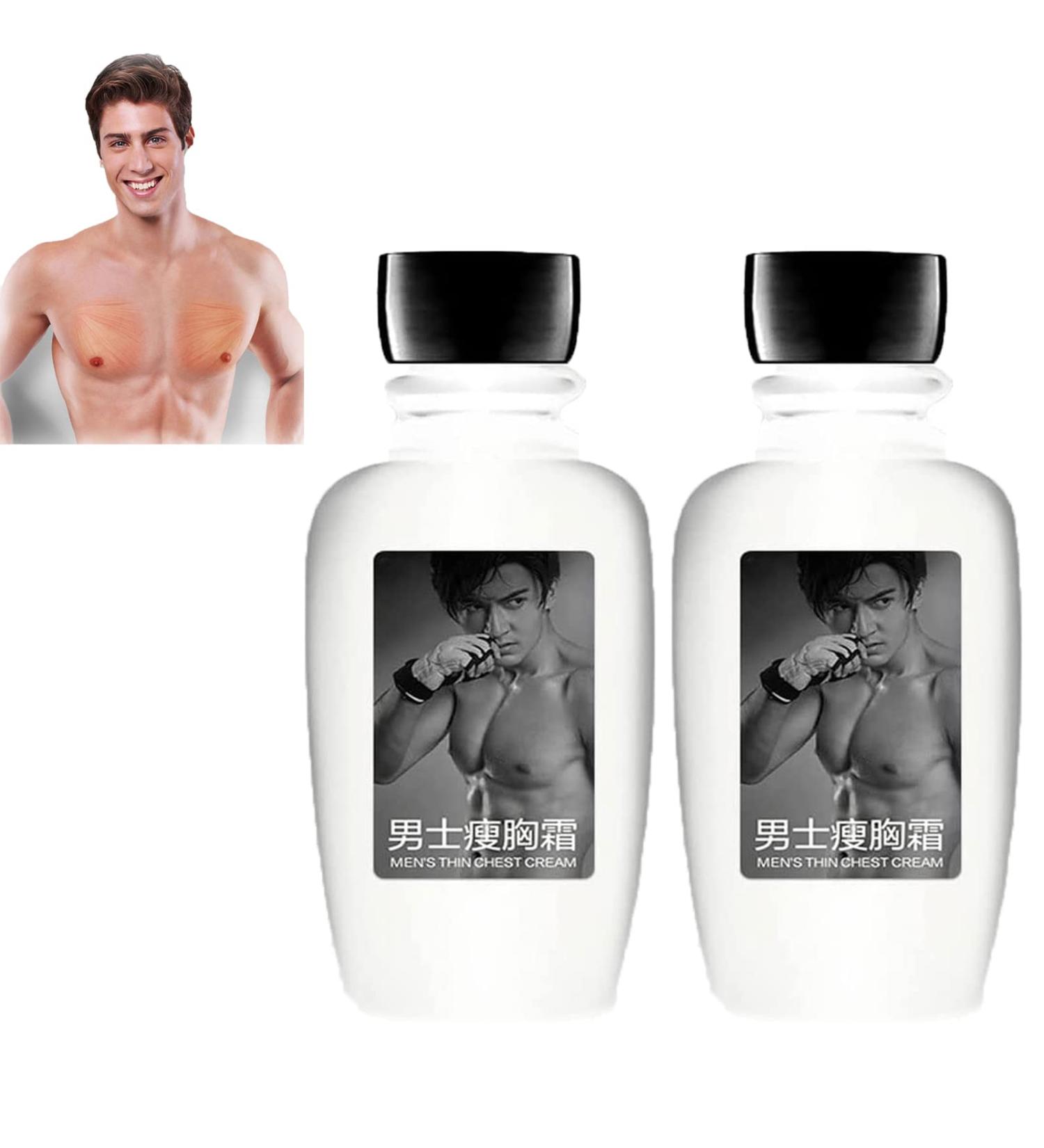 Chestdefy Gynecomastia Reduction Massage Oil - 2023 Formula for Chest Tightening | 100ml (2PCs) - Effective Gynecomastia Treatment - Buy Online on GoSupps.com