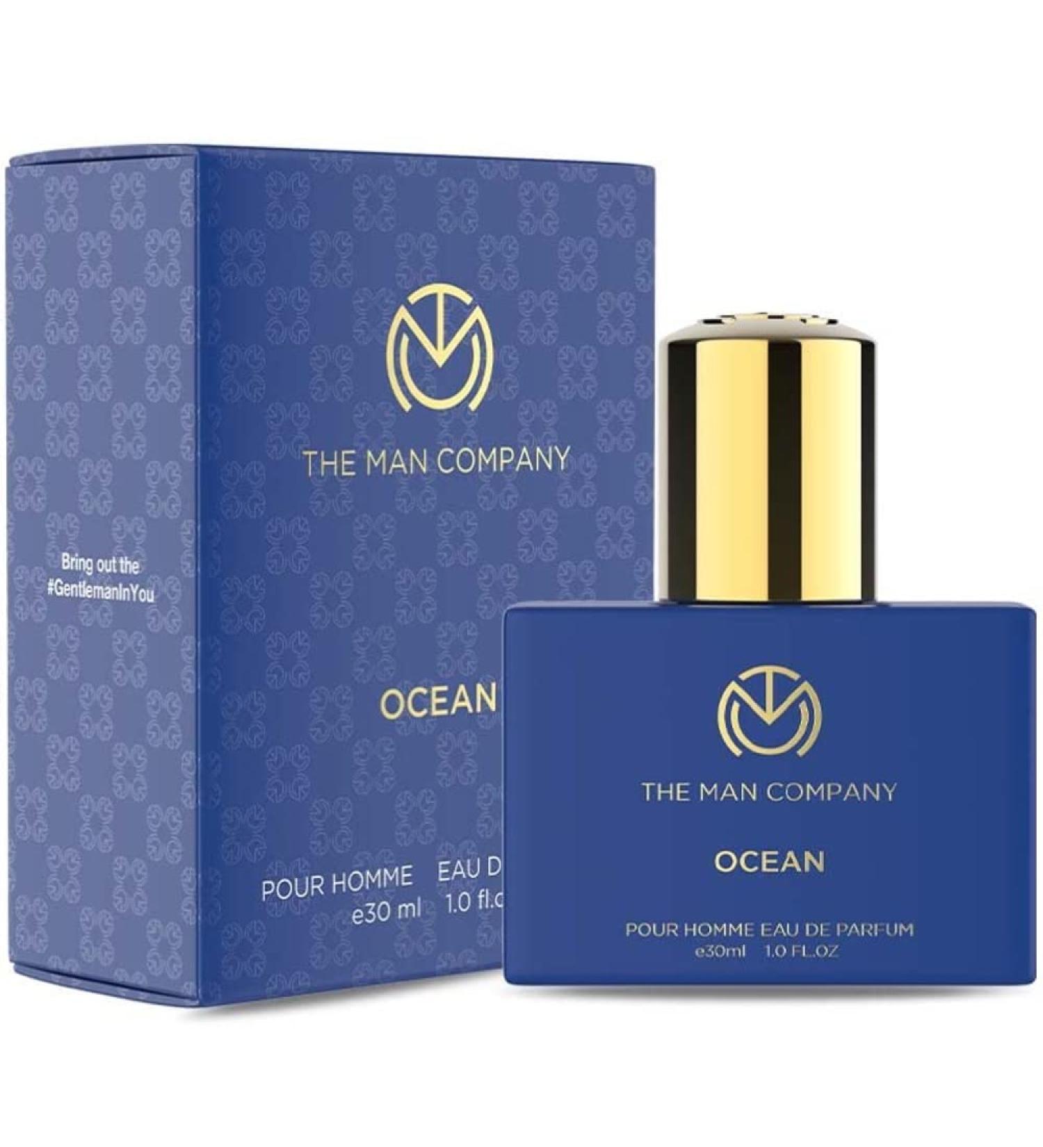 The Man Company Ocean Perfume for Men | Premium Luxury Long lasting Fragrance Spray | Eau De Perfume -30ml - Buy Online on GoSupps.com