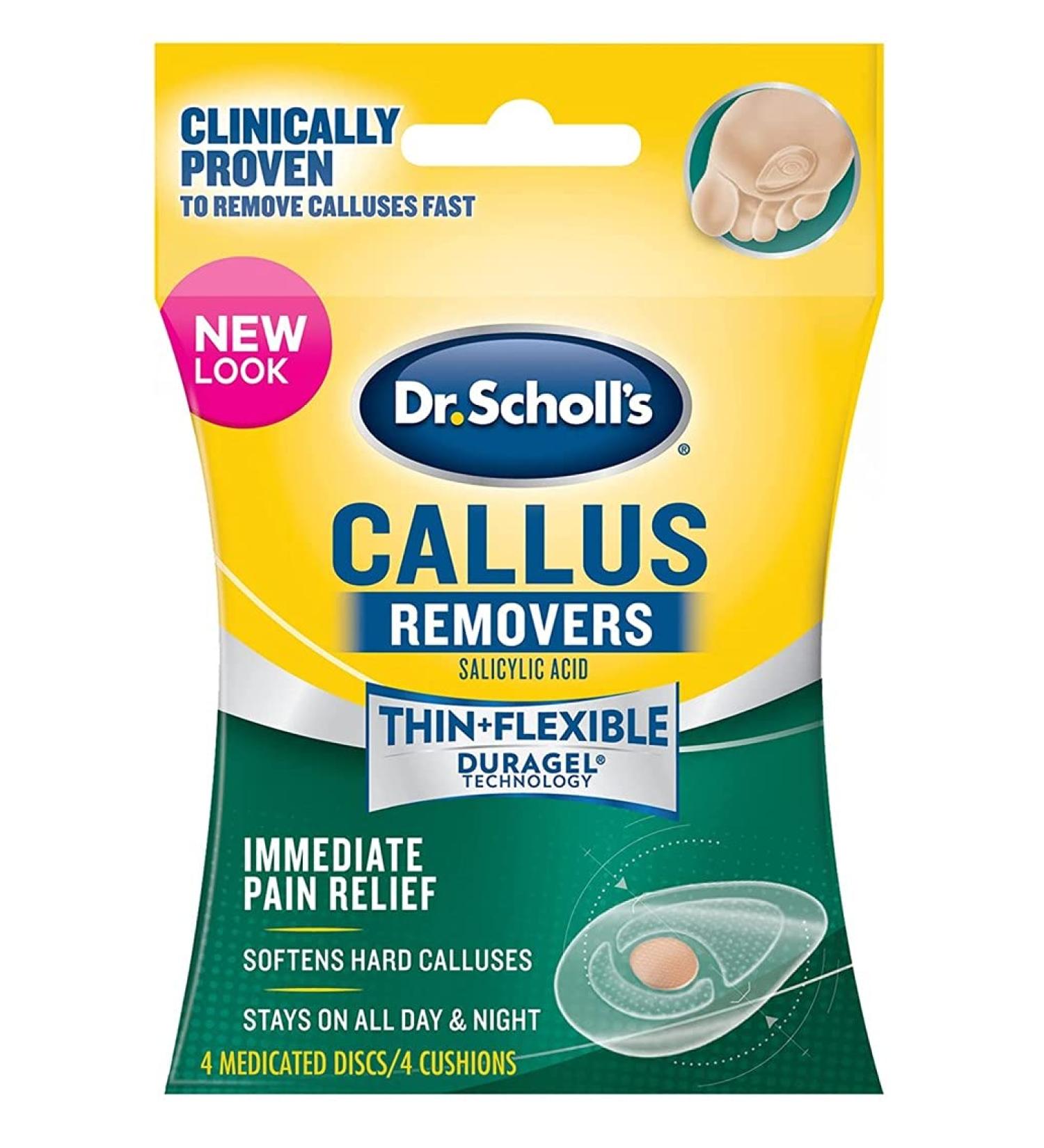 Dr. Scholl's Callus Removers - 3 Pack, 4 Cushions & 4 Medicated Discs - Buy Online on GoSupps.com