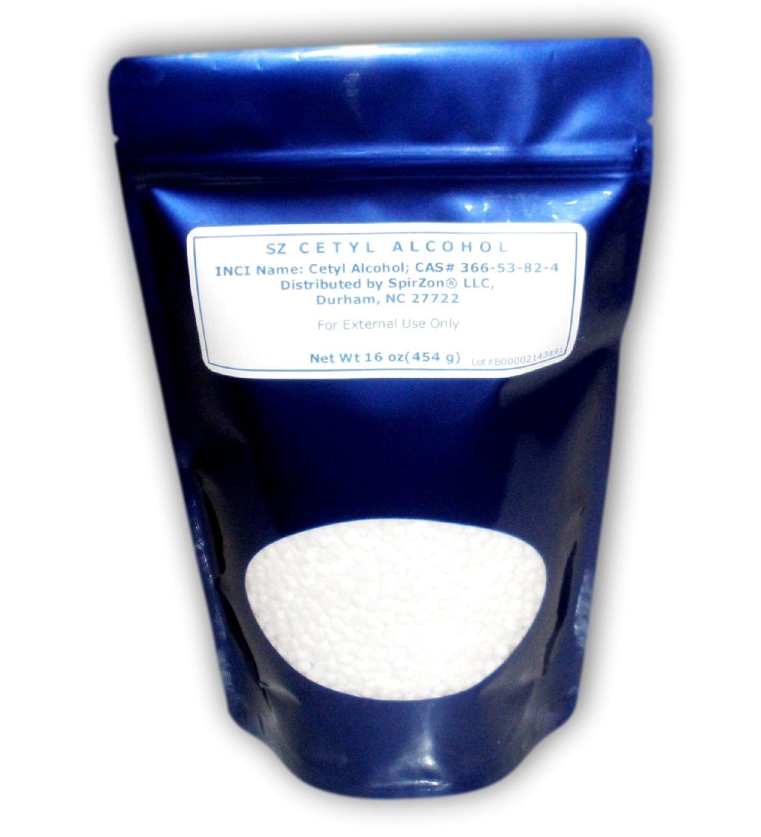 SZ Cetyl Alcohol  16 oz. for DIY Cosmetics  Soaps  Candles or Any Craft Project.