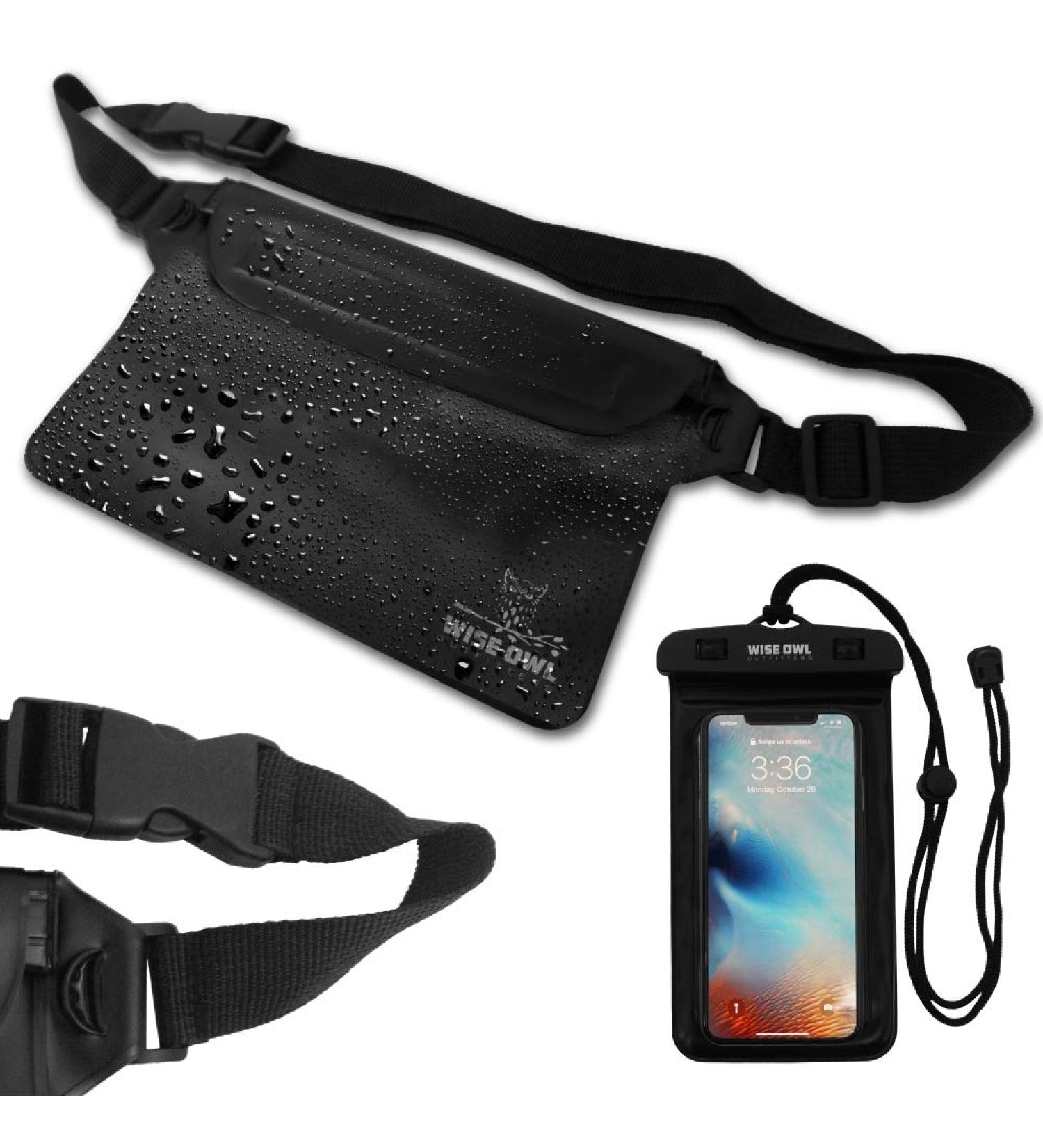Wise Owl Outfitters Waterproof Fanny Pack and Dry Bag for Men & Women - Waist Bag and Waterproof Pouch for Beach  Boating  Swimming  Kayaking and Outdoor Water Sports - Buy Online on GoSupps.com