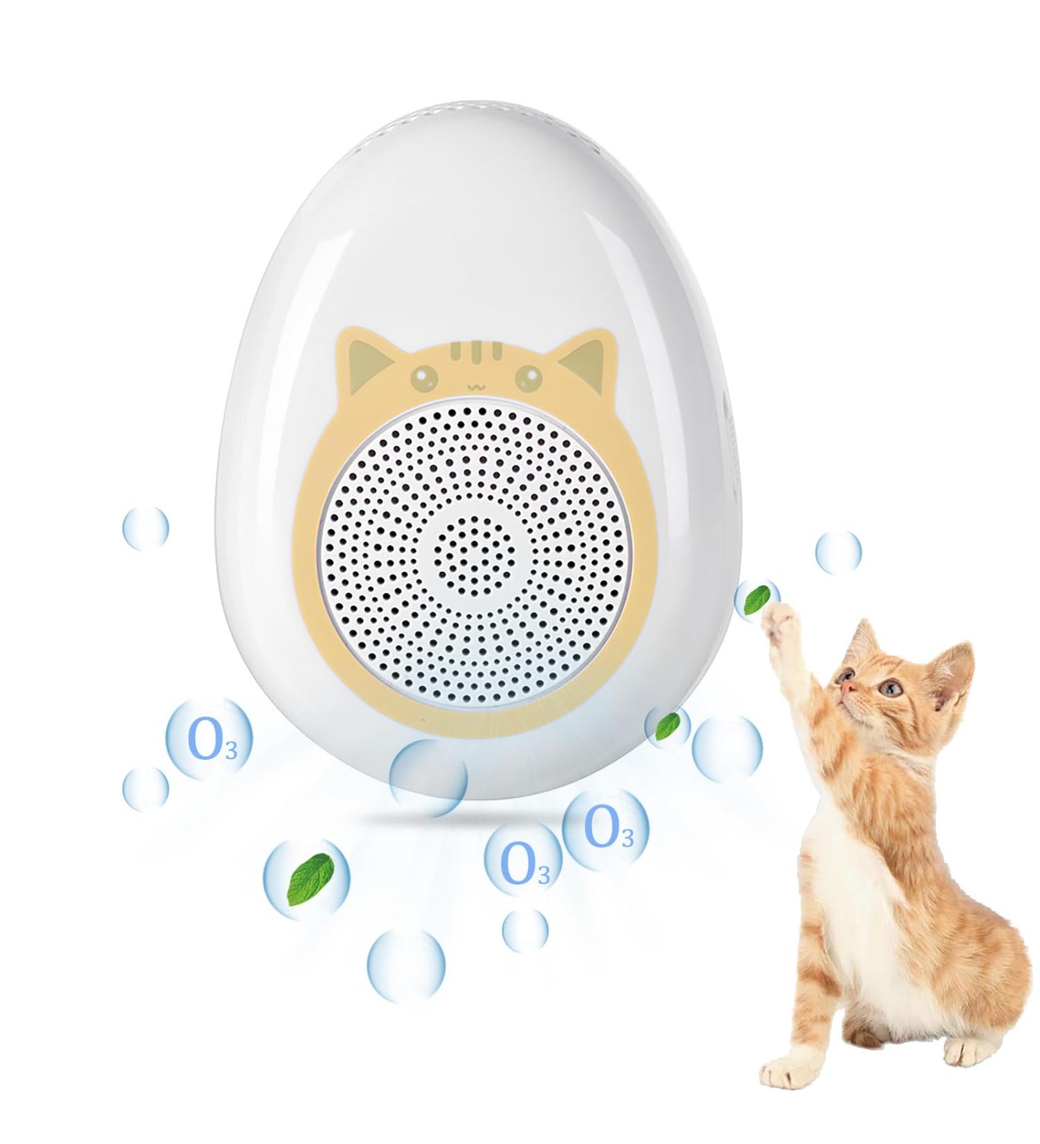 Mknzome Cat Litter Deodorizer | Intelligent Odor Eliminator | 99% Effective Air Purifier for Cat Toilets & Small Spaces - Buy Online on GoSupps.com