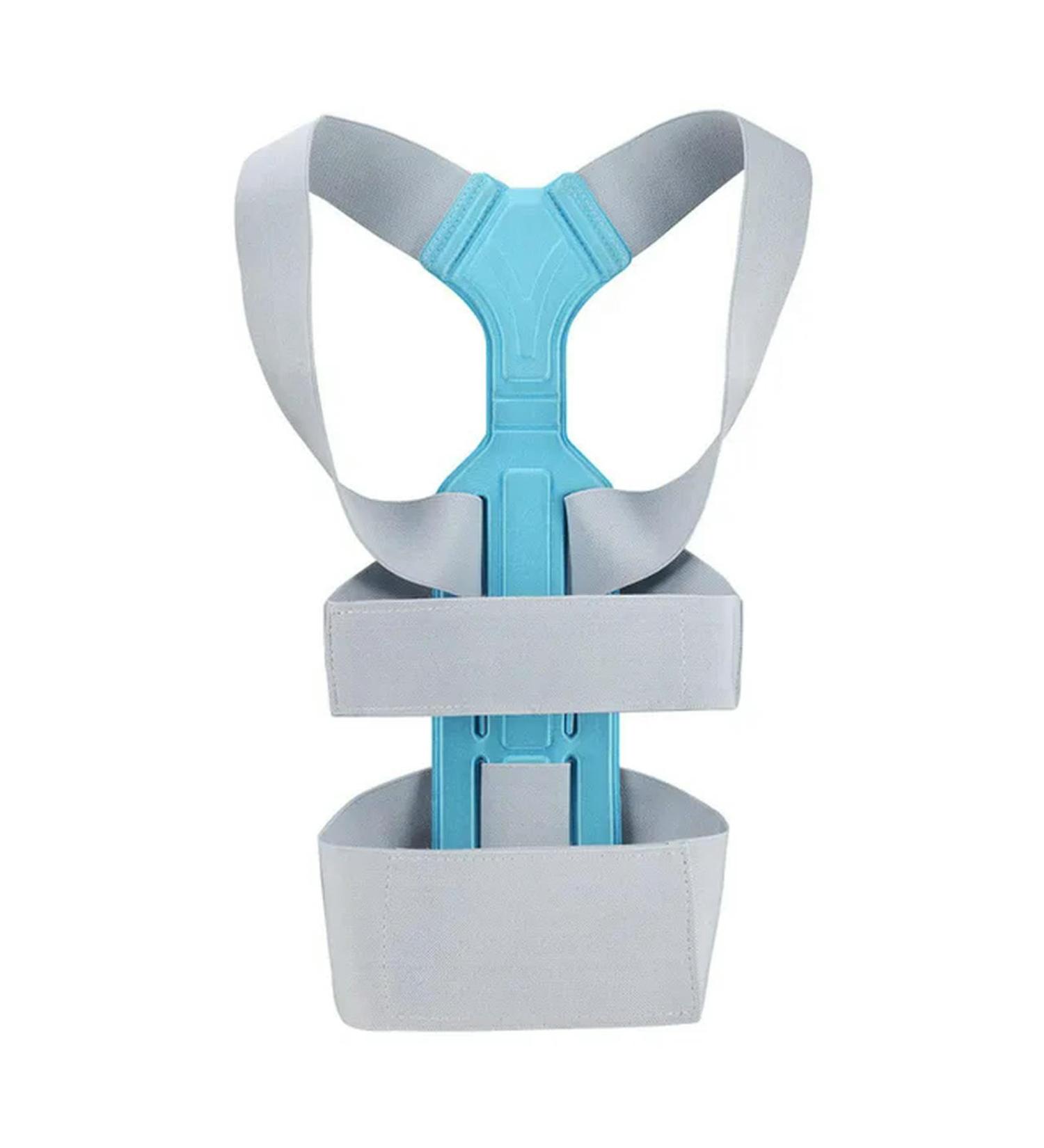 Upper Back Adjustable Posture Corrector Posture Clavicle Support Corrector Invisible Comfortable Back Straight Shoulders Brace Gray M - Buy Online on GoSupps.com