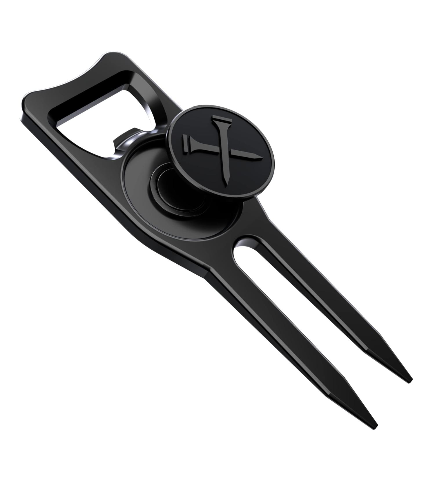 Blue Tees Golf 6-in-1 Divot Repair Tool - Black - Buy Online on GoSupps.com