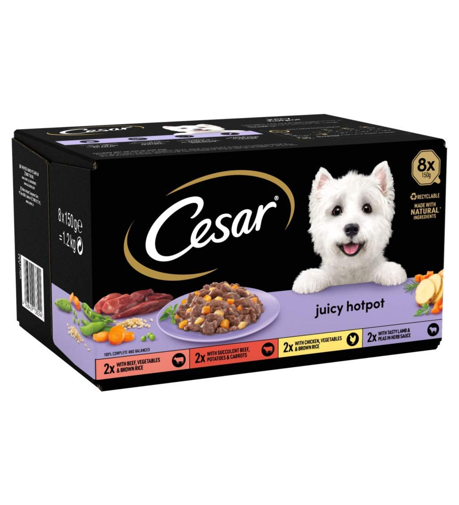 Cesar Juicy Hotpot Assortment 8 x 150g