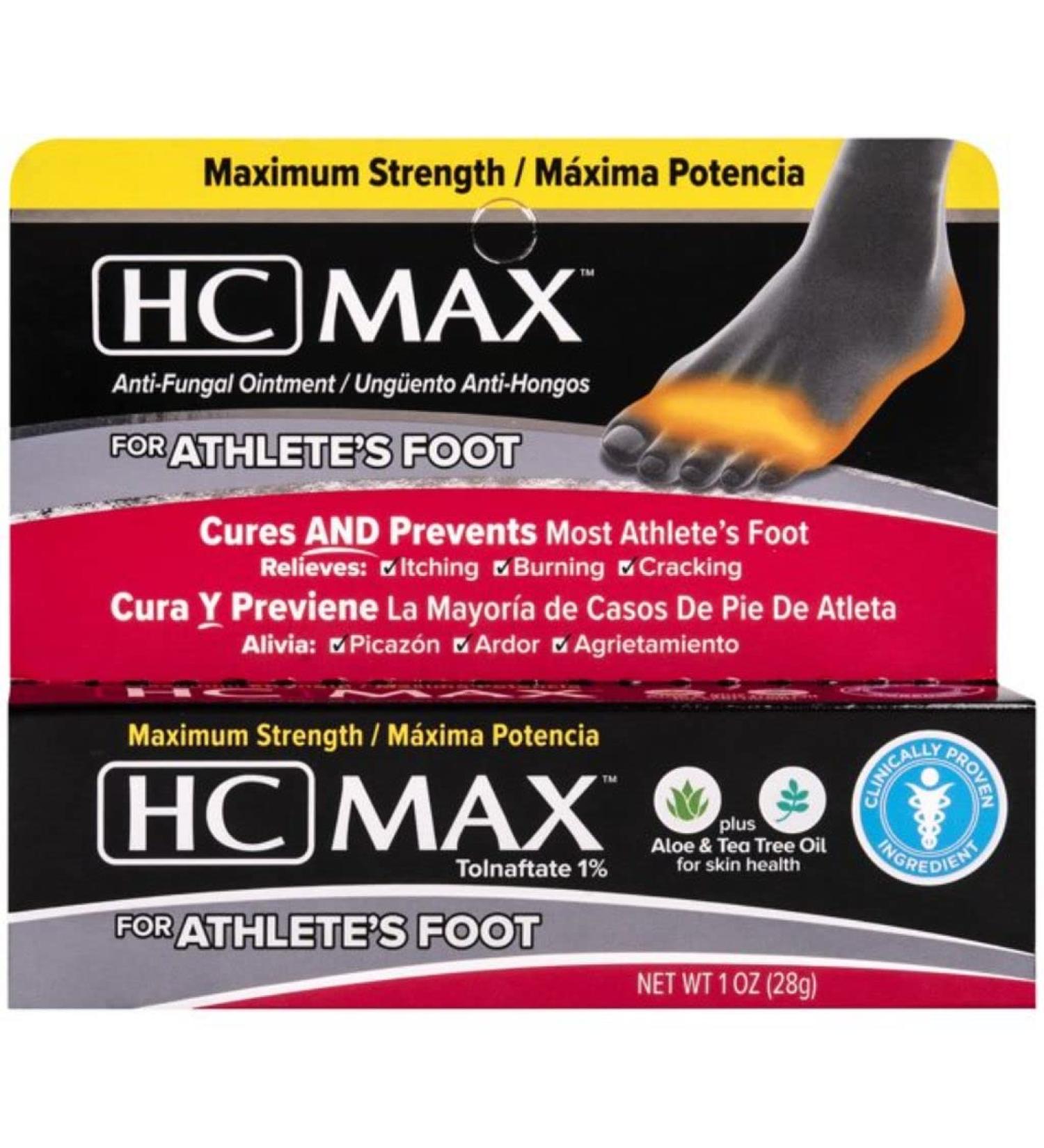 HC Max Maximum Strength Anti-Fungal Ointment 28gm - Hongo Cura - Buy Online on GoSupps.com