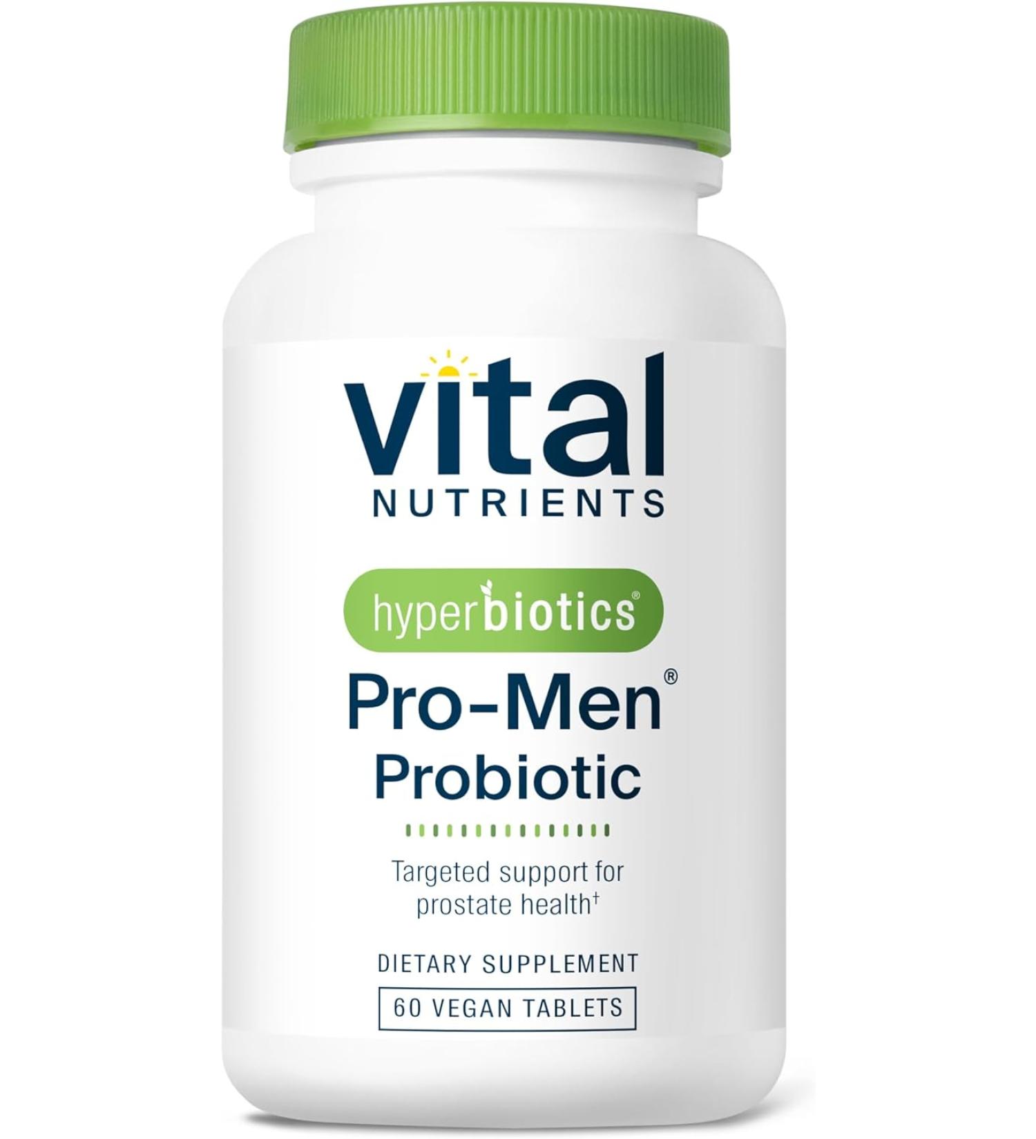 Vital Nutrients Hyperbiotics Pro Men Probiotic -  60 Tablets -  - Buy Online on GoSupps.com
