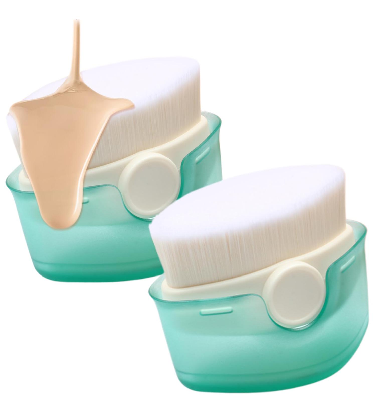 Comebachome Kids Sunscreen Applicator 2pcs Sunscreen Applicator for Kids Sunscreen Lotion Applicator Set with Protective Cap Fast Brush Liquid Cream Powder Easy to Apply for Kids 6.10x4.83cm - Buy Online on GoSupps.com