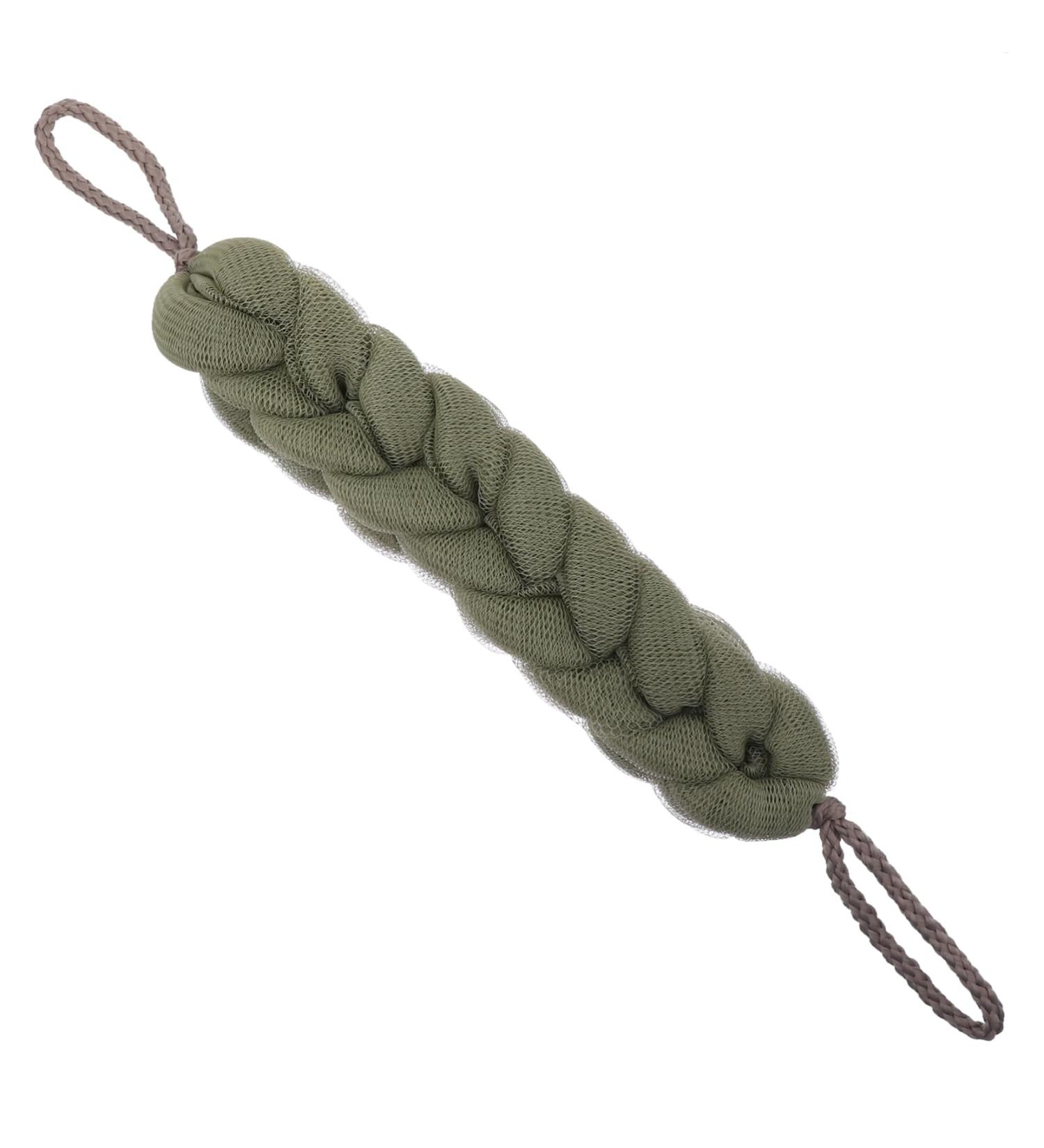 Healeved Strip Loofah Bubble Making Mesh Strip Loofah Back Scrubber Shower Pouf Bath Sponges for Shower Bathroom Bath Flower Dead Skin Cell Remover Bath Loofah White Pe Towel - Buy Online on GoSupps.com