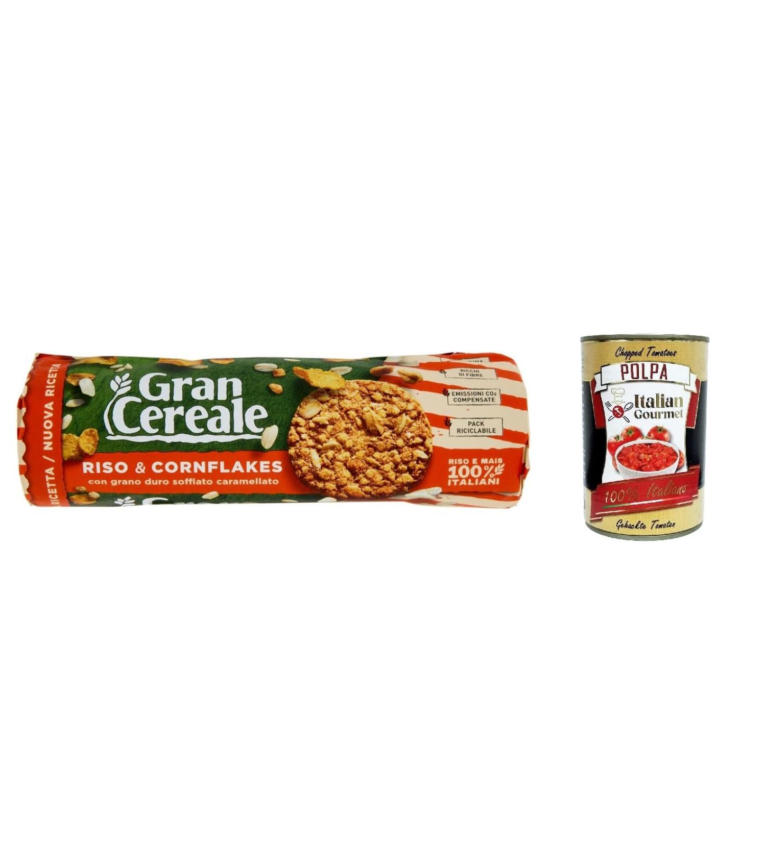  Italian Gourmet E.R. Mulino Bianco Gran Pack of 12 cereals with rice and grains 230g + Italian Gourmet polpa 400g - Buy Online on GoSupps.com