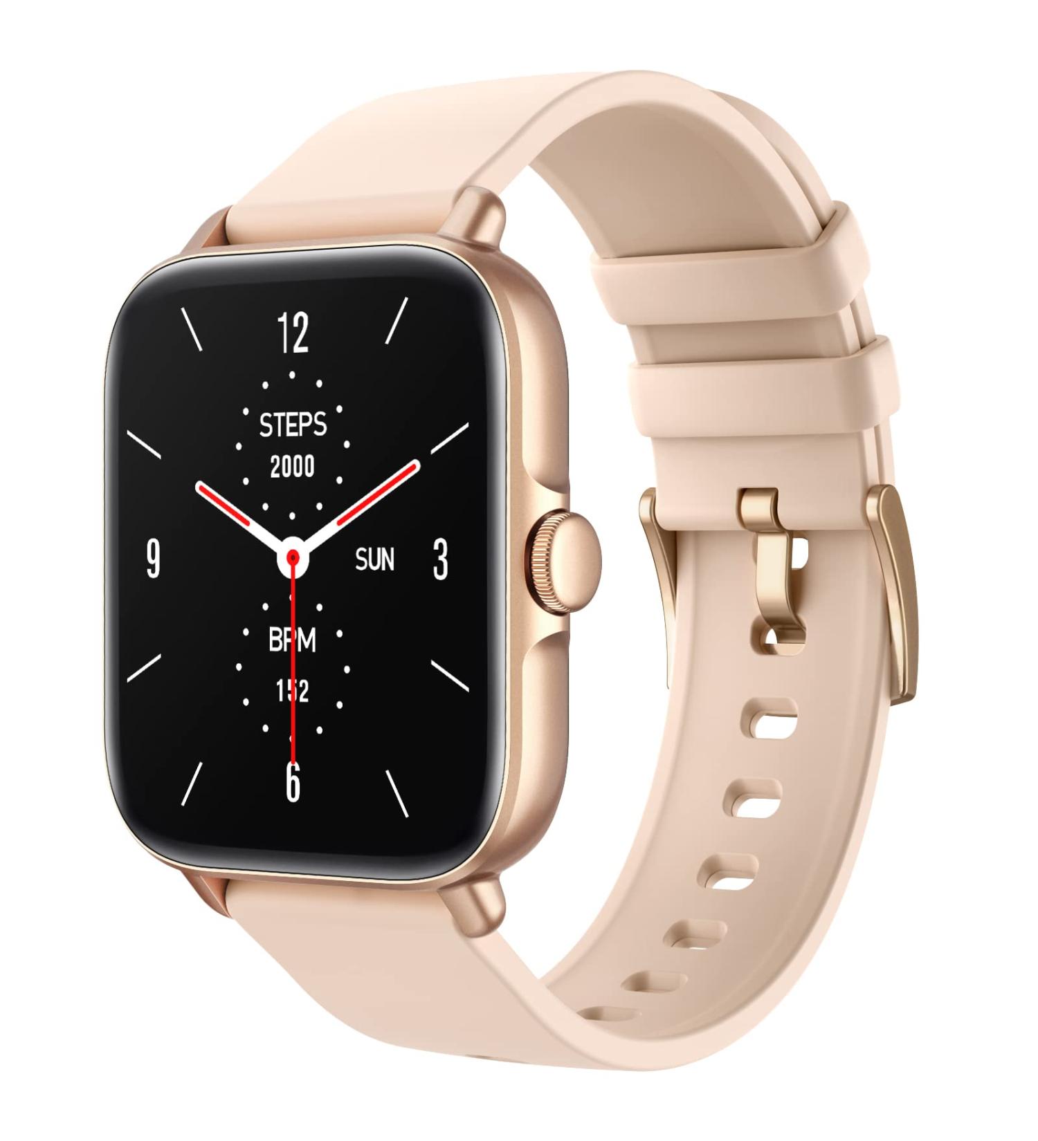 A-TGTGA Smart Watch for Women | 150+ Dial/Receive Calls Faces | Android & iPhone Compatible | Fitness Tracker with Sleep HR Monitoring | SMS Reminder | IP67 Waterproof | Rose Gold - Buy Online on GoSupps.com